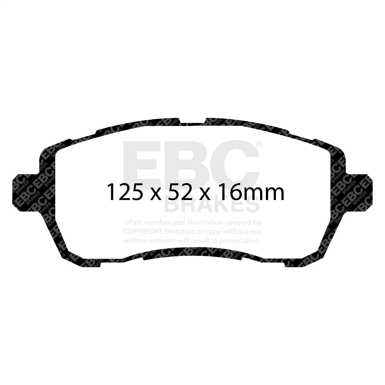EBC Brakes - DP42002R - Disc Brake Pad image 2
