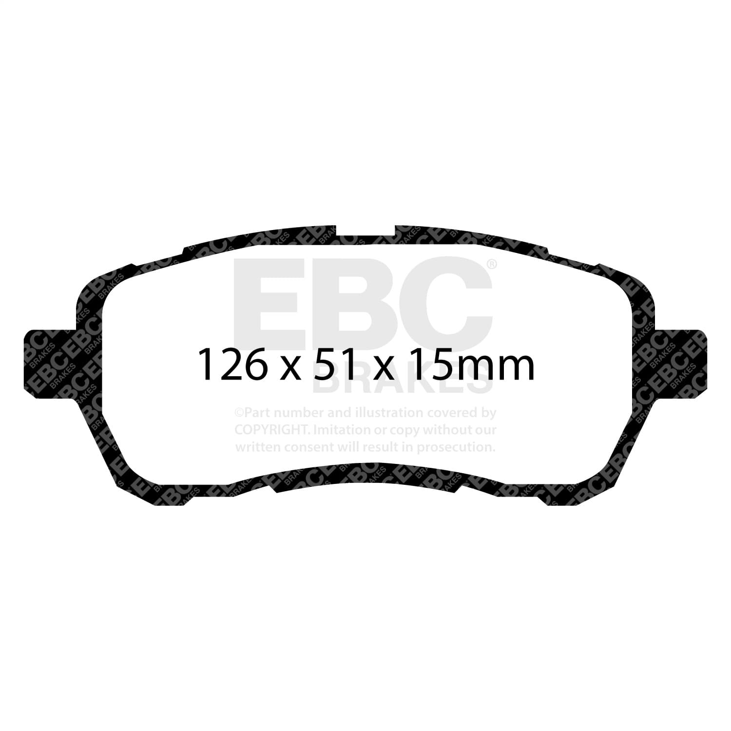 EBC Brakes - DP22003 - Disc Brake Pad image 4