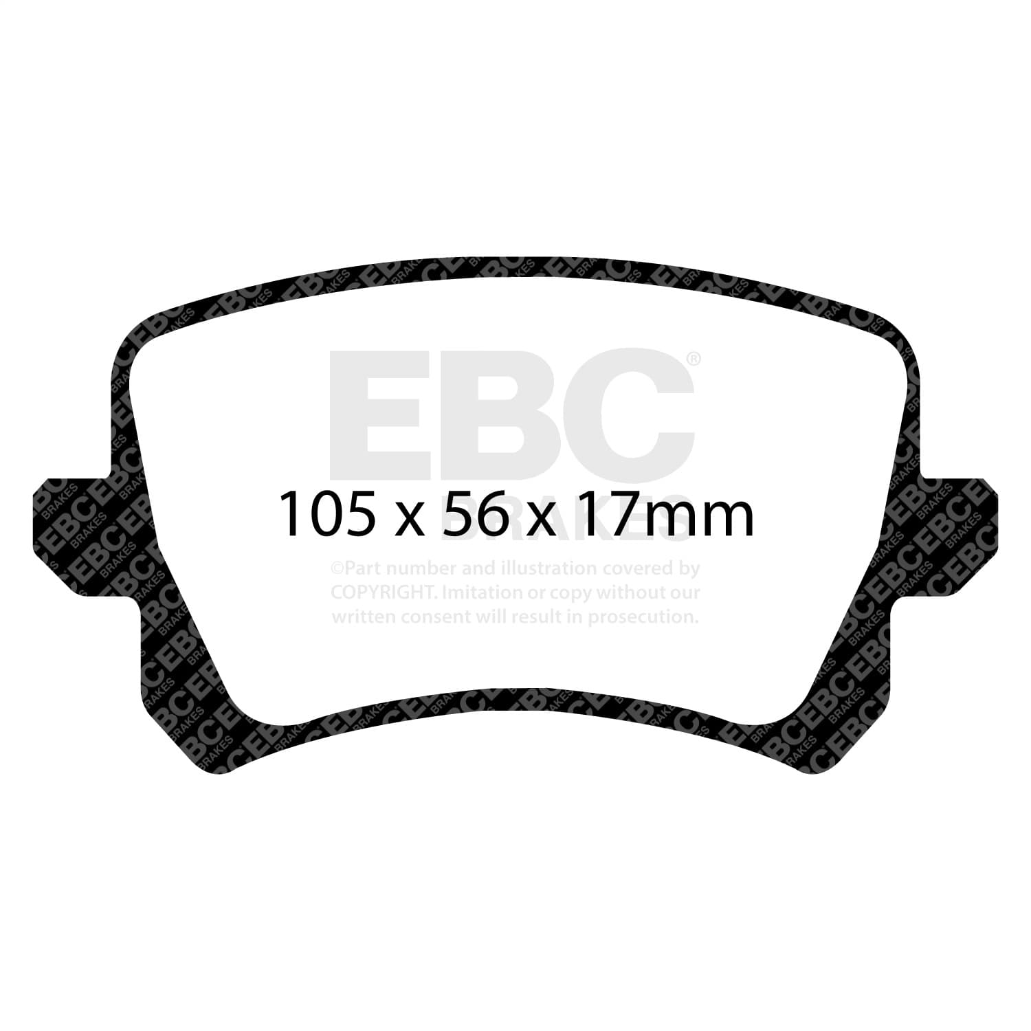 EBC Brakes - DP42004R - Disc Brake Pad image 4