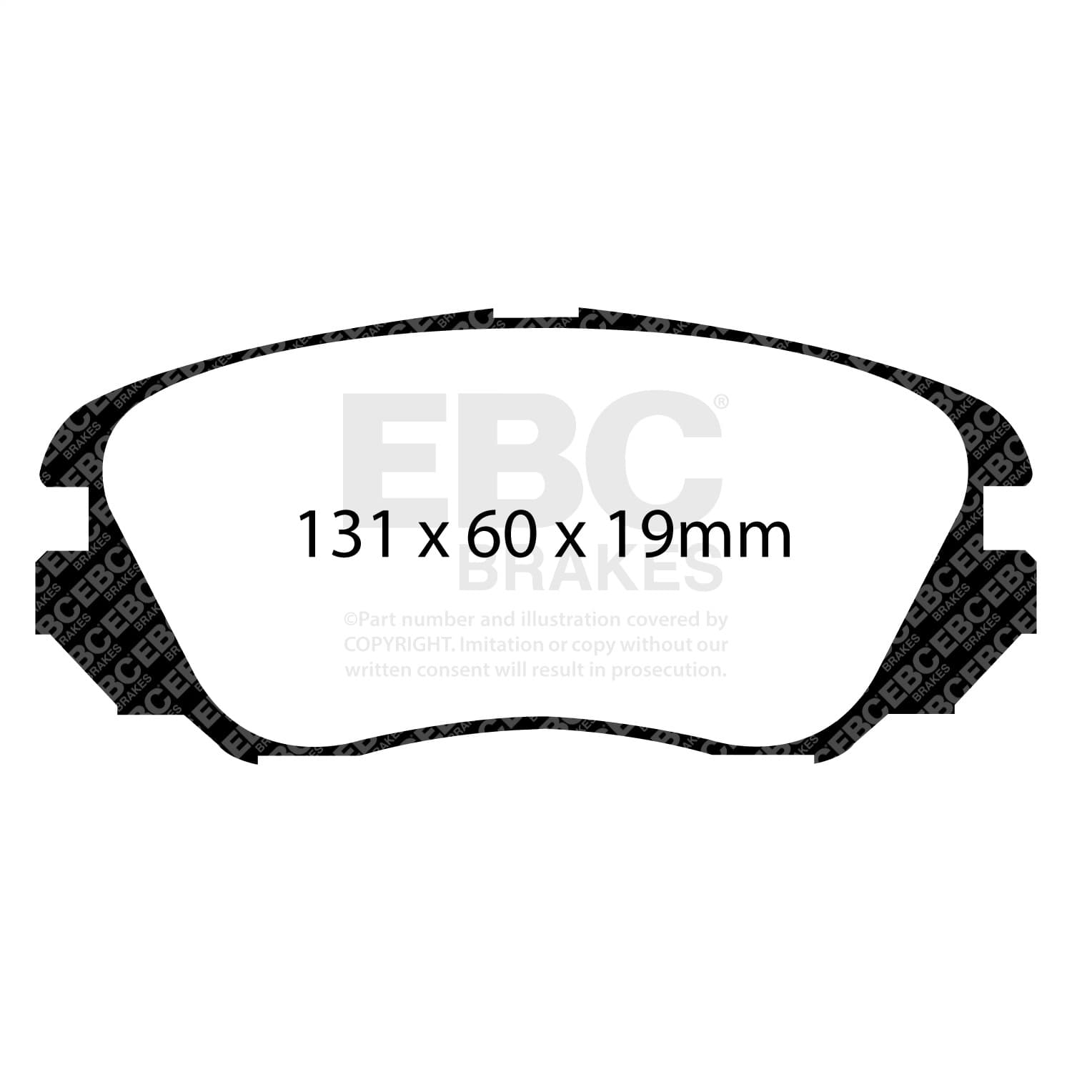 EBC Brakes - DP22013 - Disc Brake Pad image 5