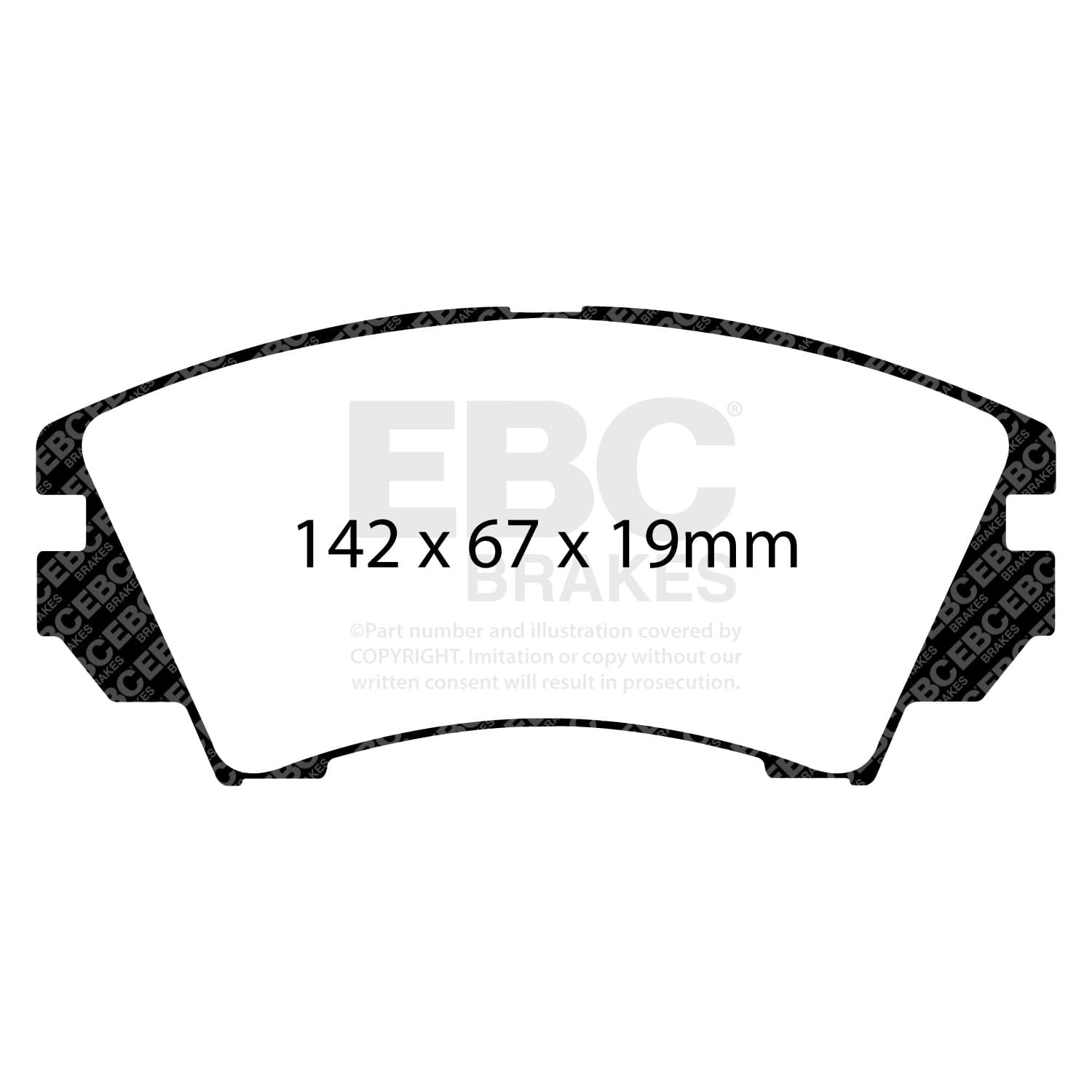 EBC Brakes - DP32014C - Disc Brake Pad image 4