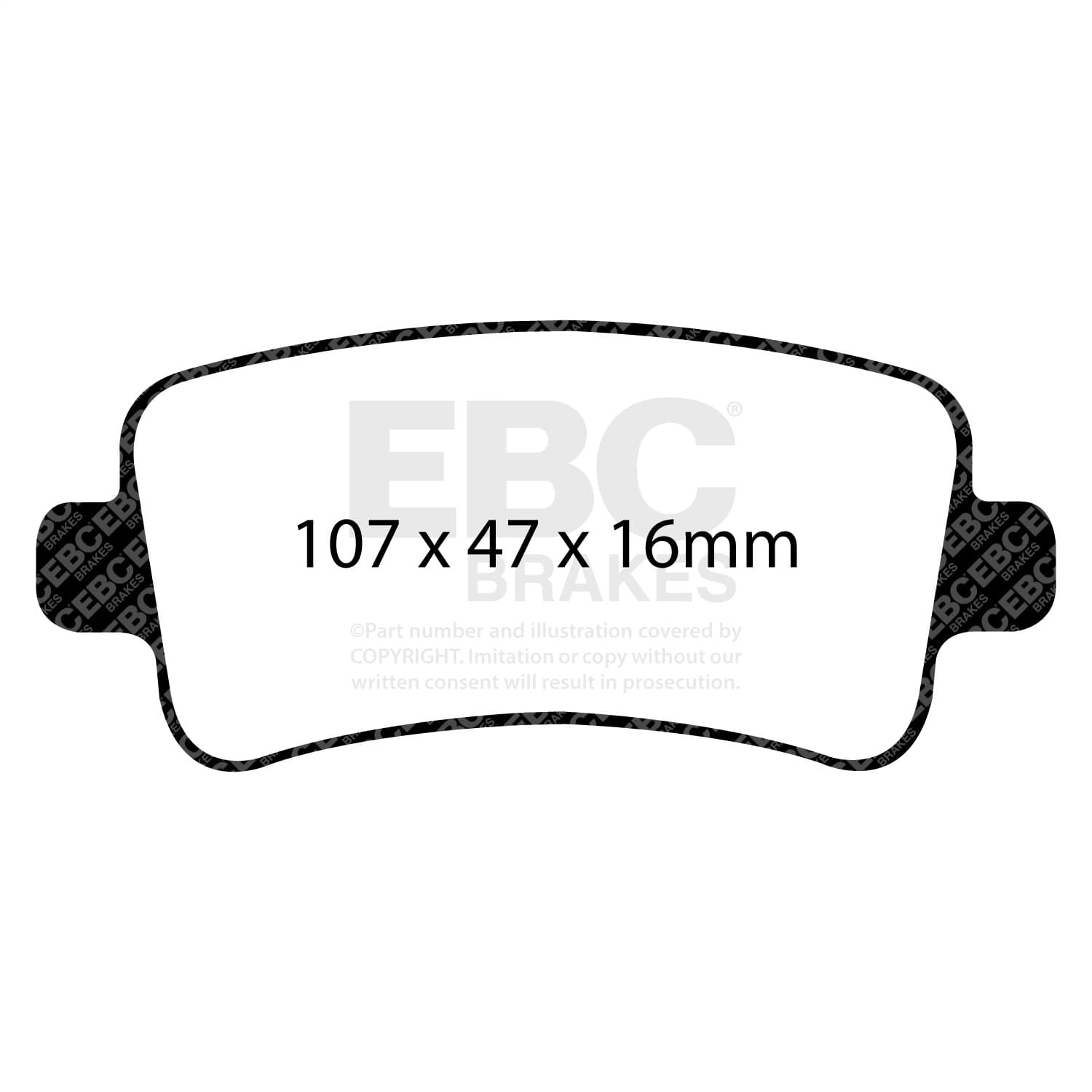 EBC Brakes - DP22016 - Disc Brake Pad image 5