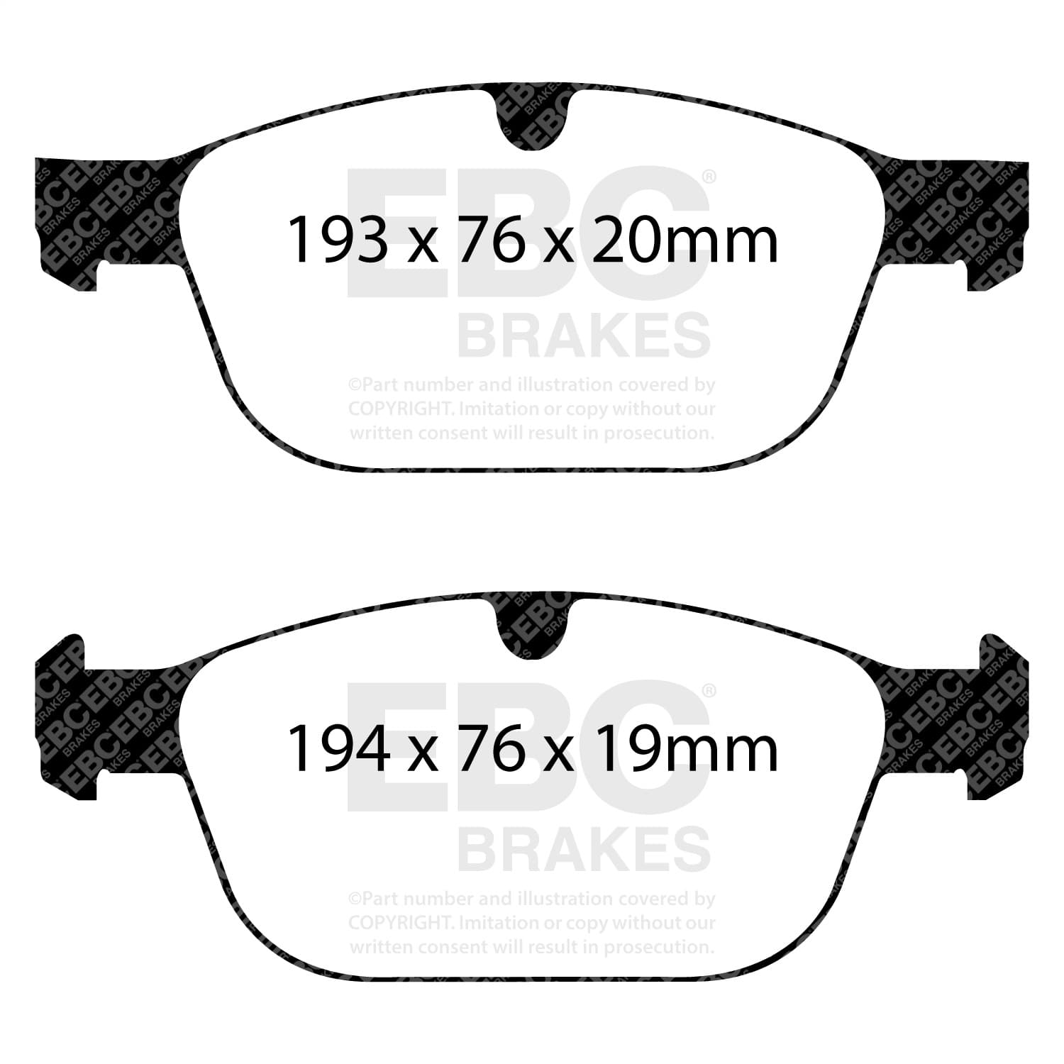 EBC Brakes - DP32018C - Disc Brake Pad image 3