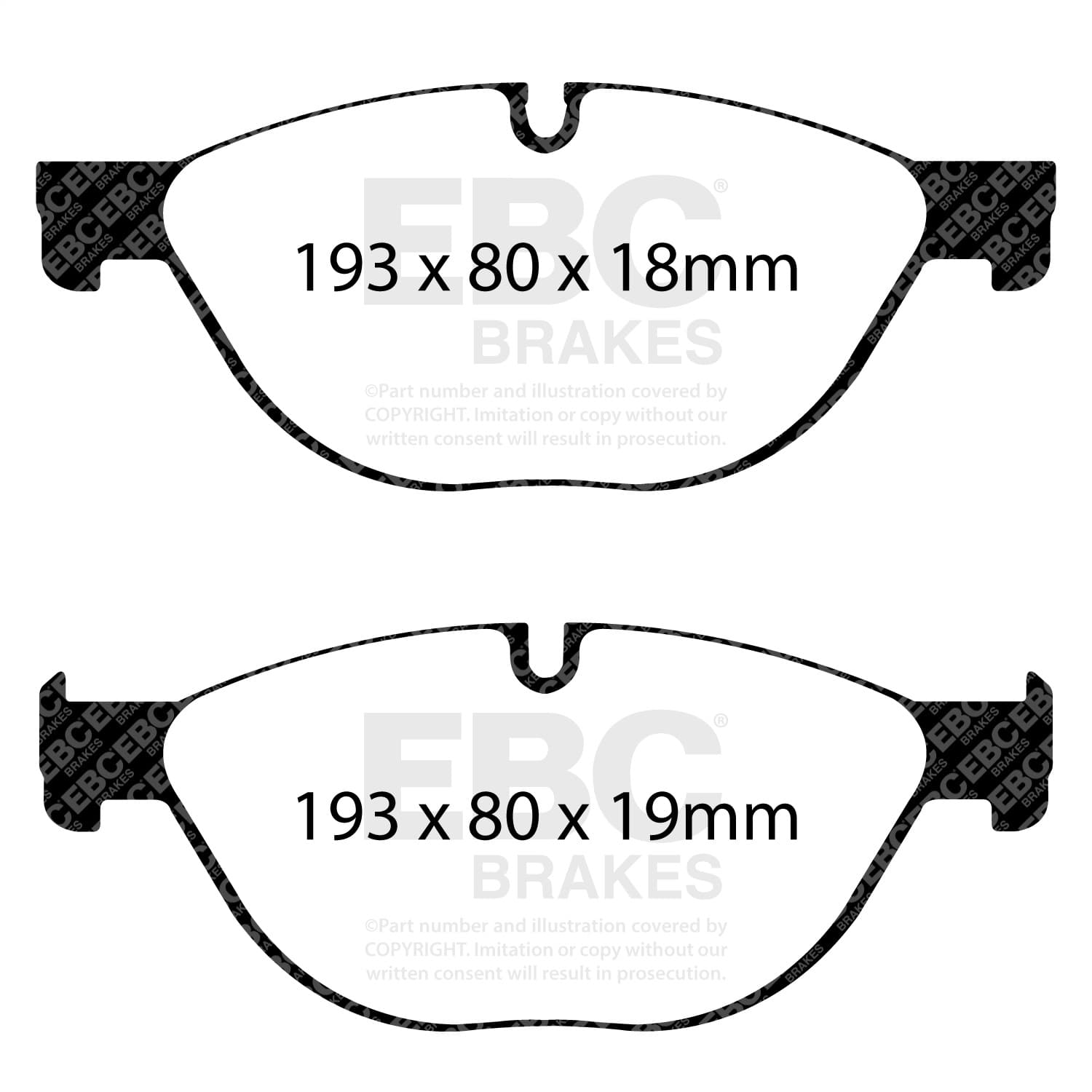 EBC Brakes - DP22019 - Disc Brake Pad image 5