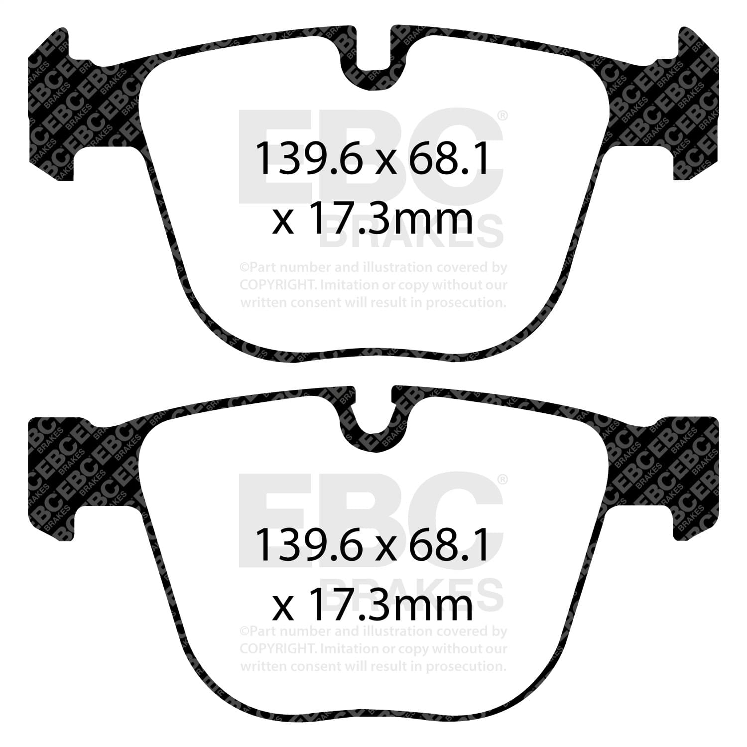 EBC Brakes - DP22020 - Disc Brake Pad image 4