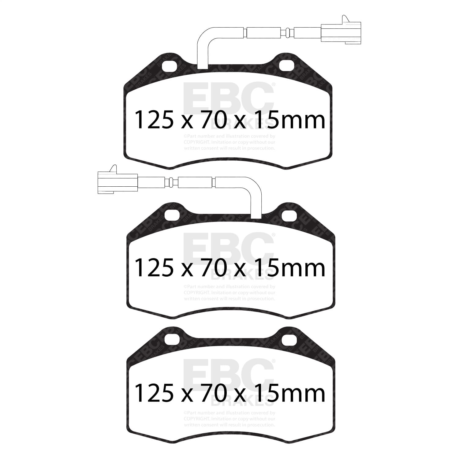 EBC Brakes - DP32021/2C - Disc Brake Pad image 4