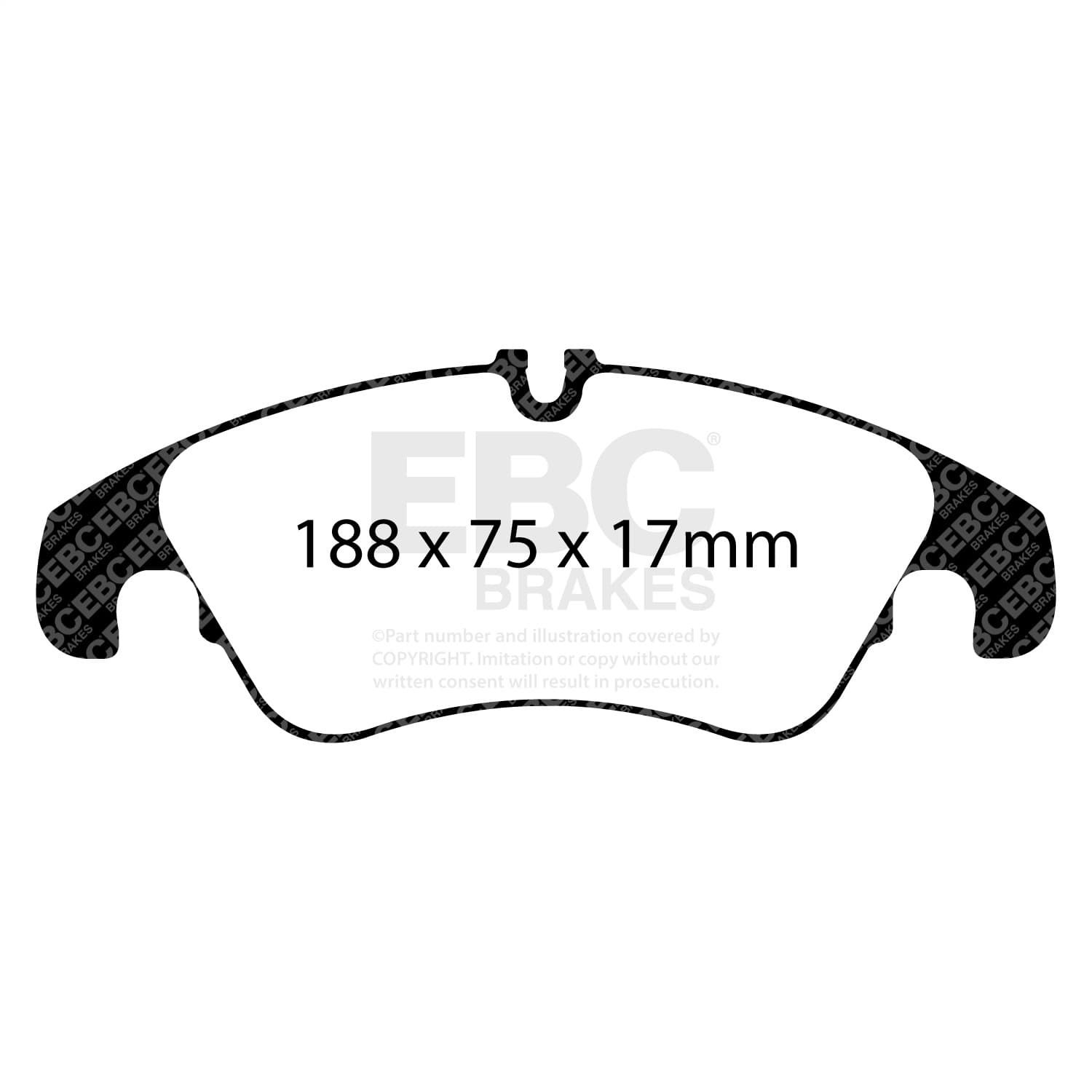 EBC Brakes - DP22022 - Disc Brake Pad image 3