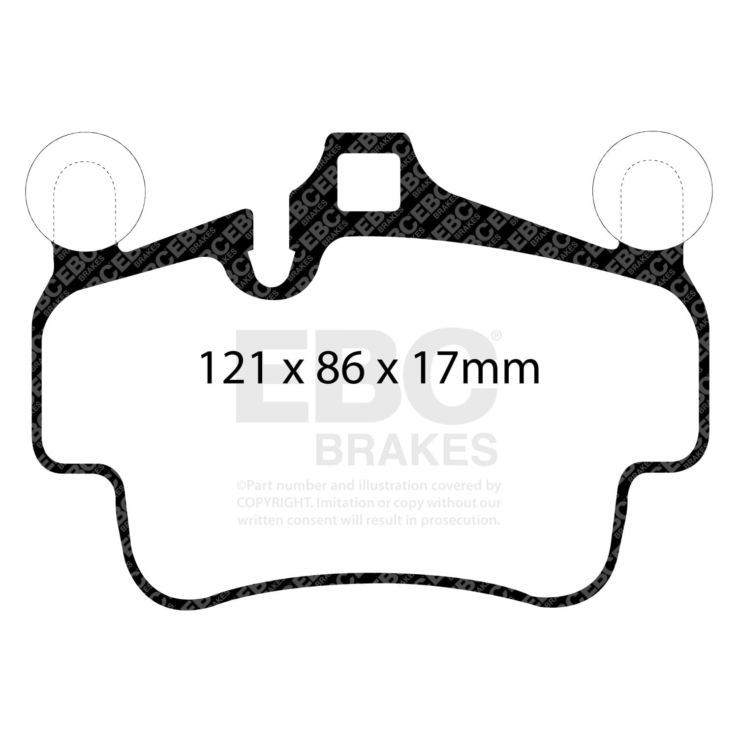 EBC Brakes - DP32029C - Disc Brake Pad image 2