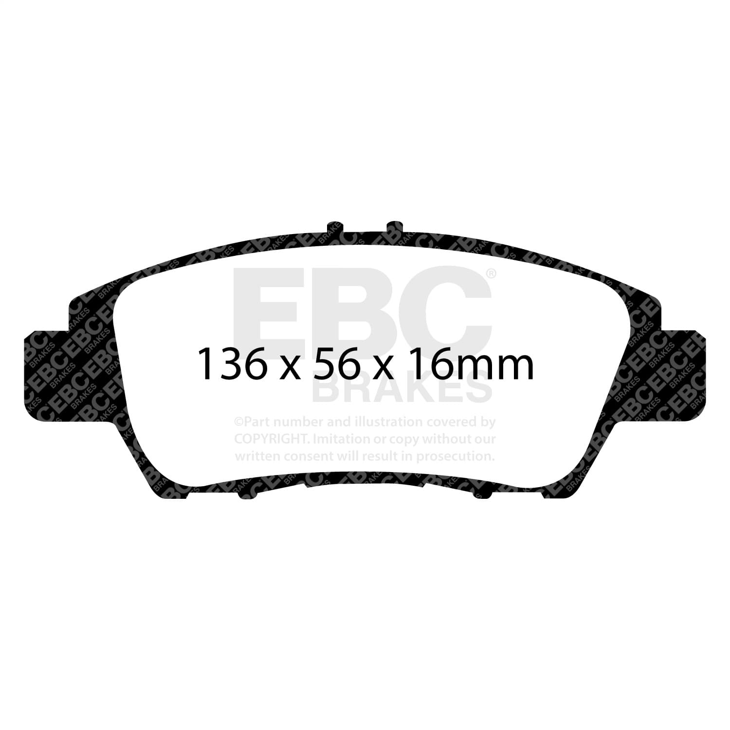 EBC Brakes - DP22041 - Disc Brake Pad image 3