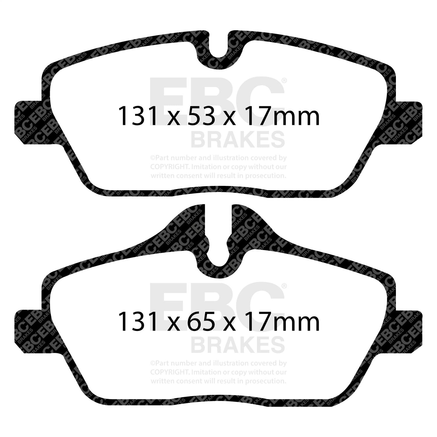 EBC Brakes - S1KF2000 - Front - Disc Brake Pad and Rotor Kit image 6