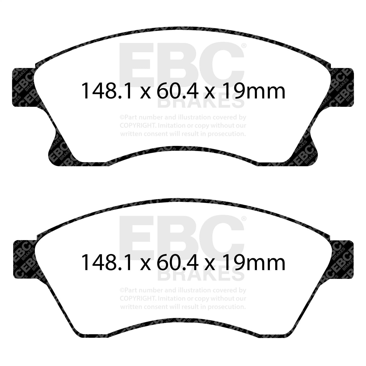 EBC Brakes - DP22065 - Disc Brake Pad image 3