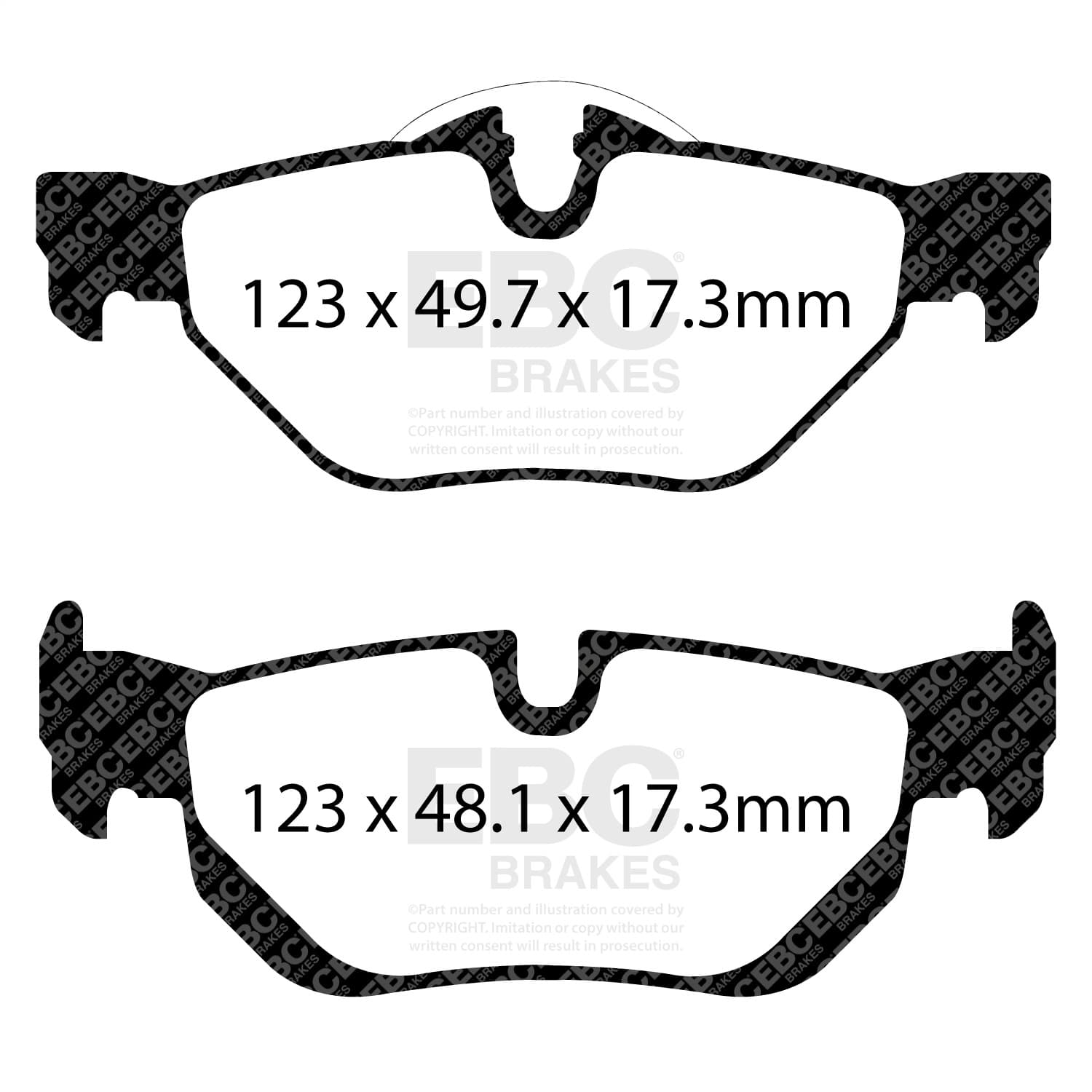 EBC Brakes - DP32069C - Disc Brake Pad image 3