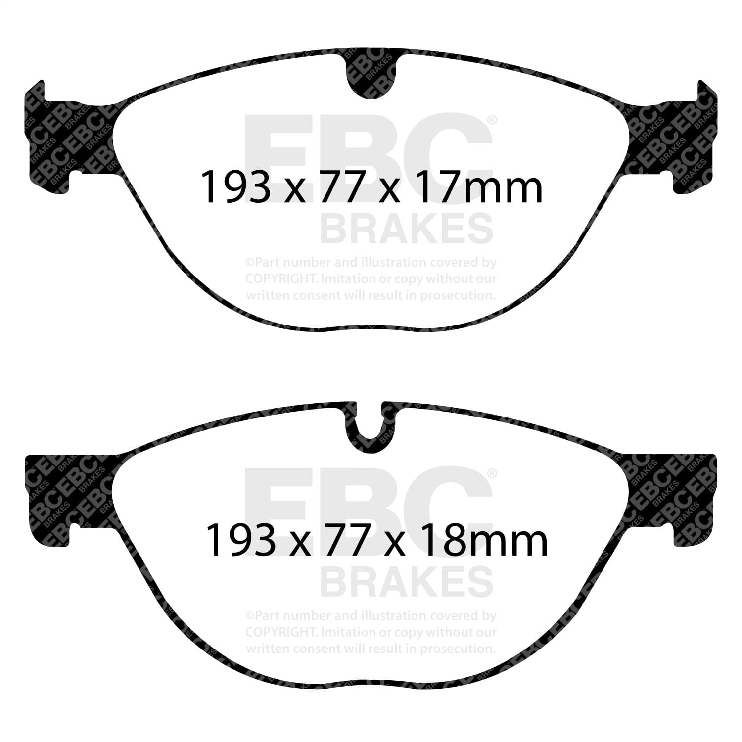 EBC Brakes - DP32076C - Disc Brake Pad image 3