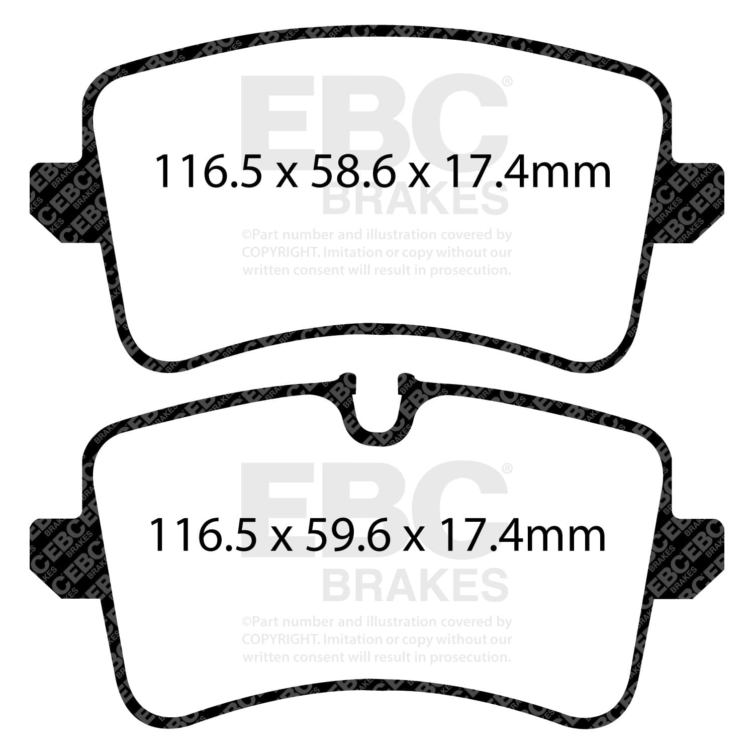 EBC Brakes - DP52082NDX - Disc Brake Pad image 3