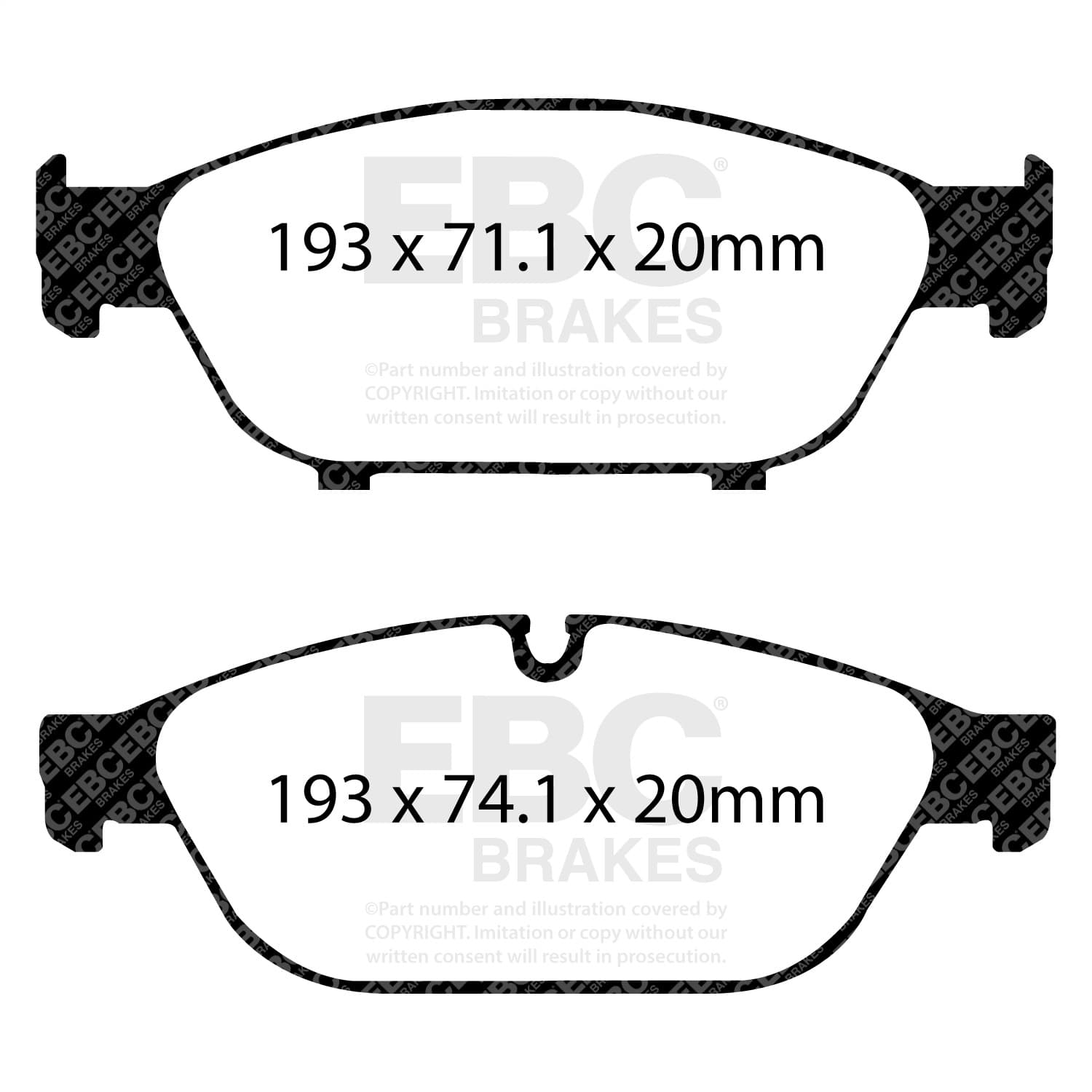 EBC Brakes - DP32086C - Disc Brake Pad image 2