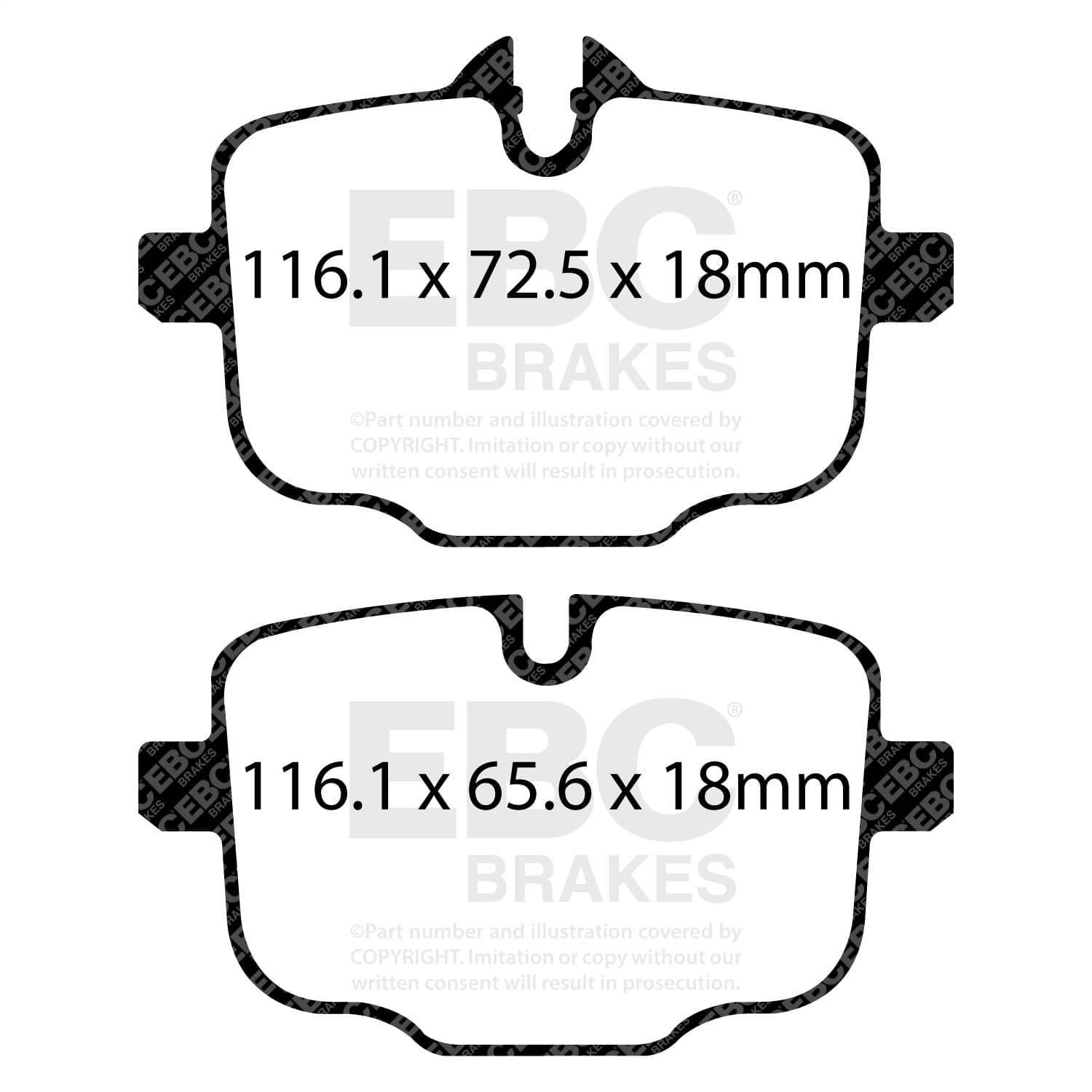 EBC Brakes - DP22089 - Disc Brake Pad image 4