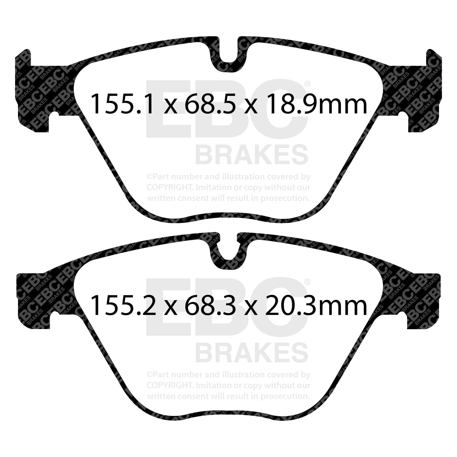 EBC Brakes - DP42103R - Disc Brake Pad image 5