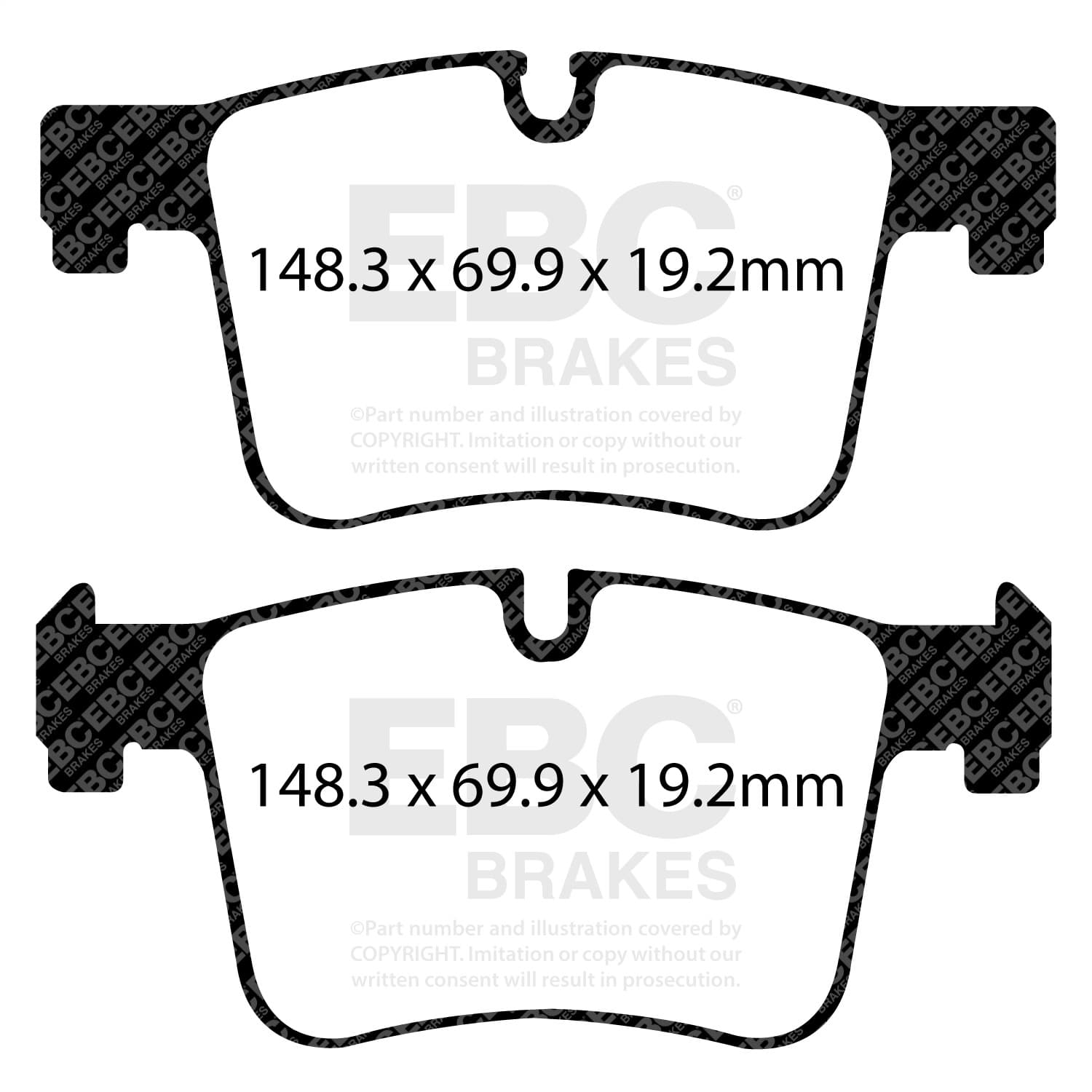EBC Brakes - DP32105C - Disc Brake Pad image 2