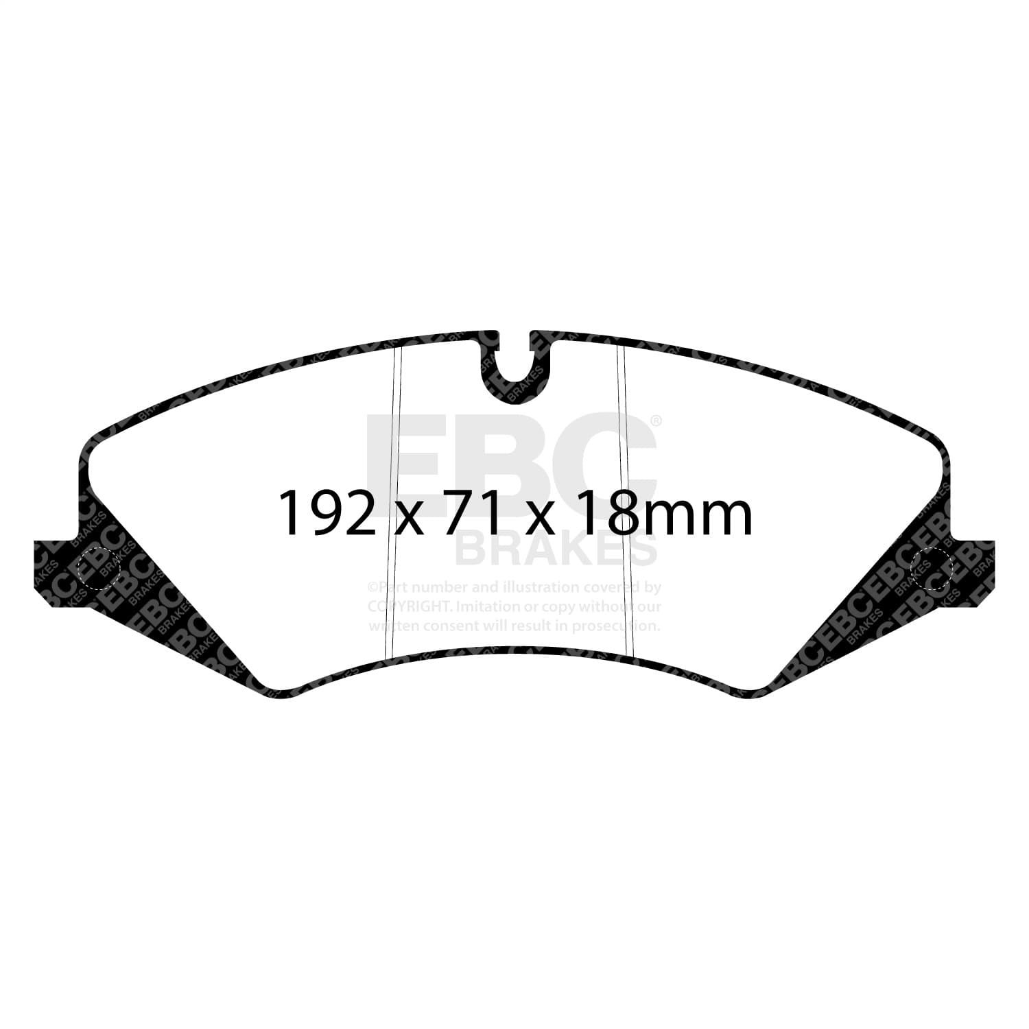 EBC Brakes - DP62123 - Disc Brake Pad image 4