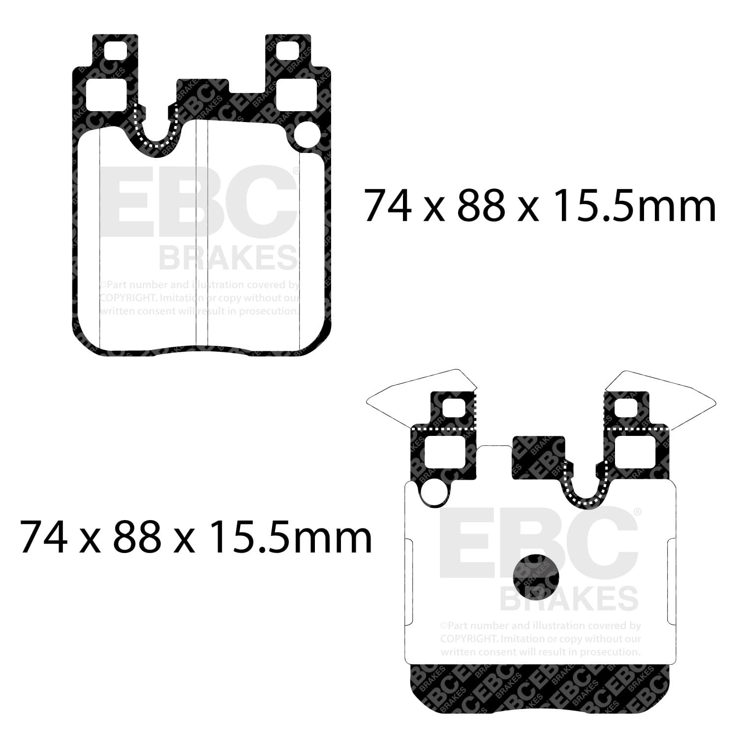 EBC Brakes - DP22133 - Disc Brake Pad image 4