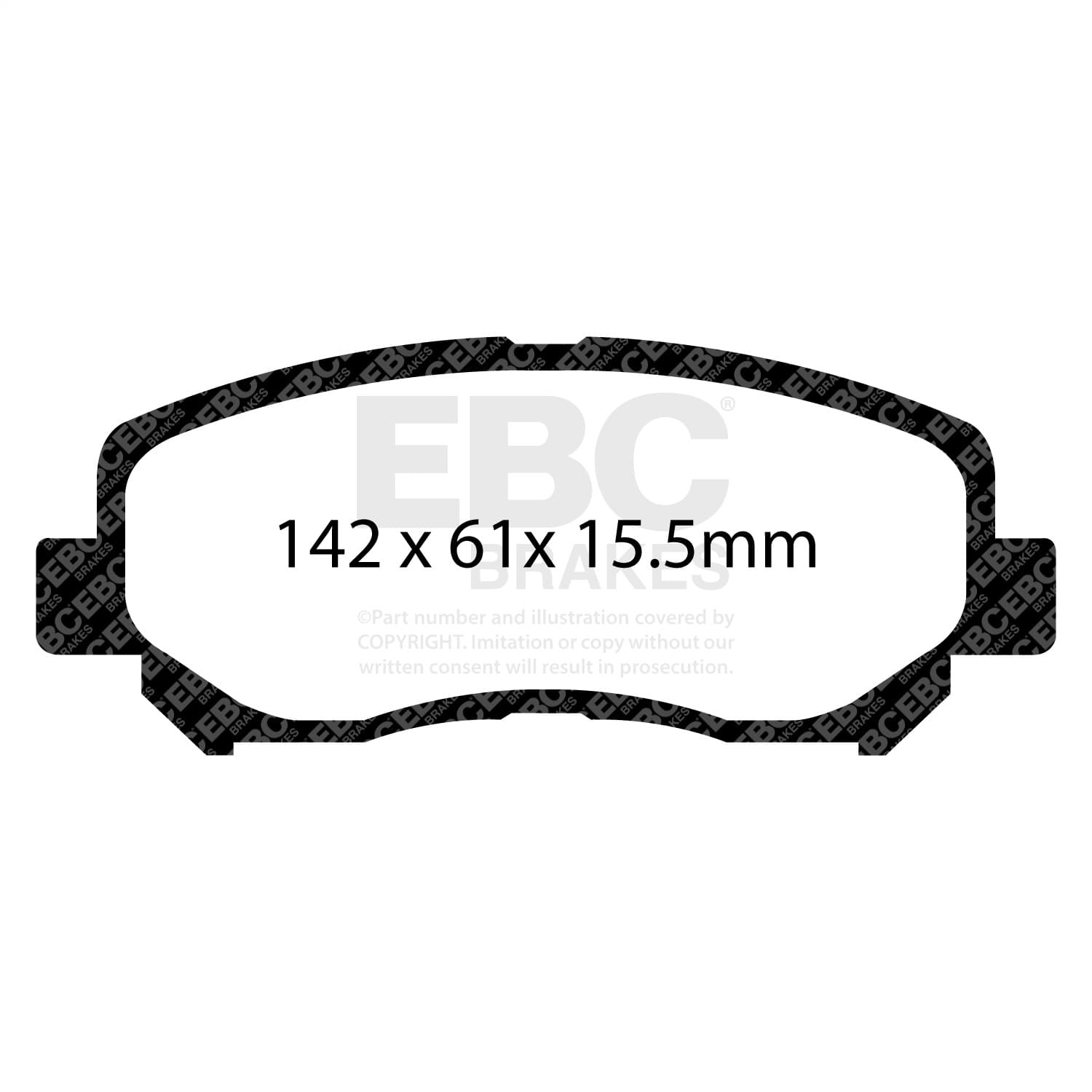EBC Brakes - DP32134C - Disc Brake Pad image 3
