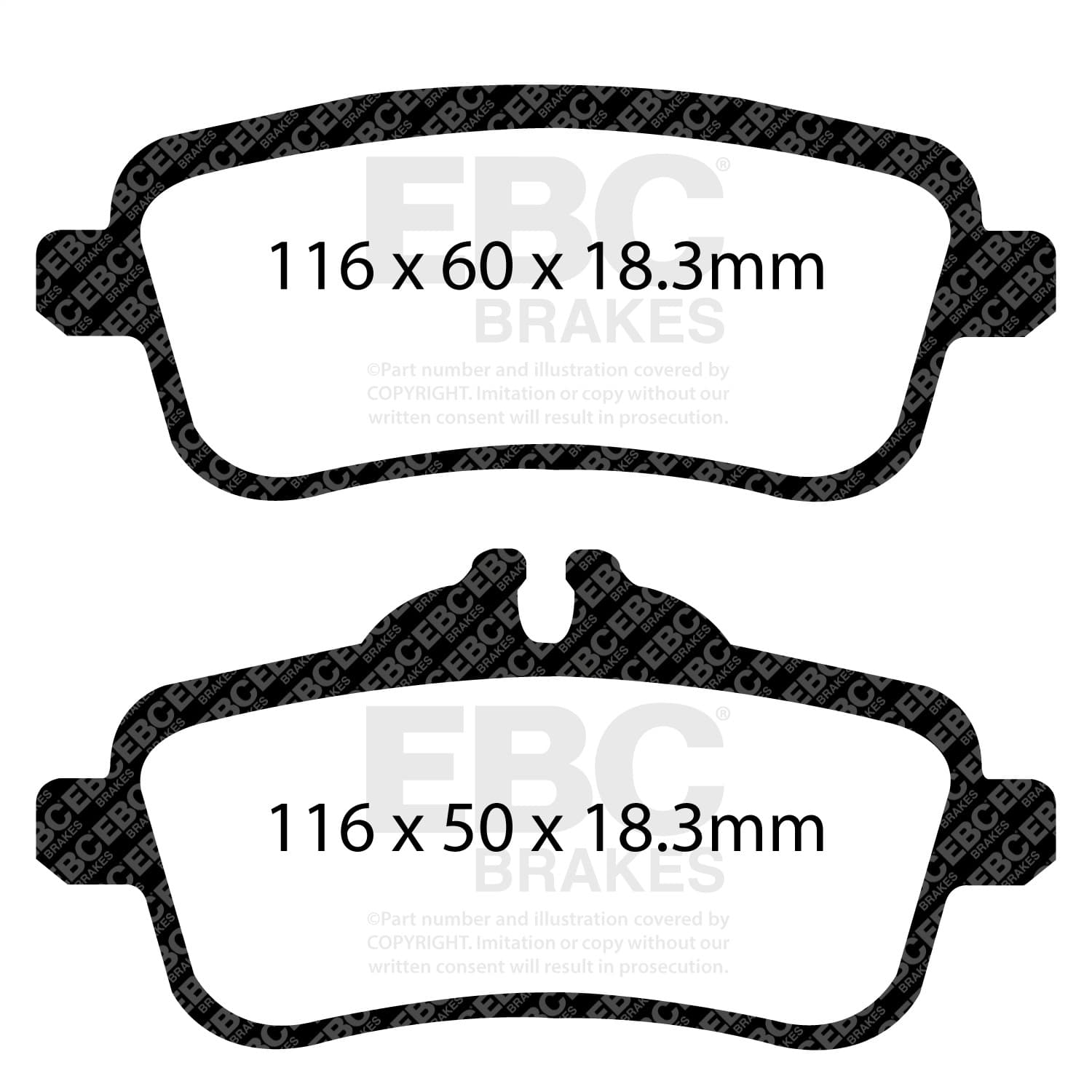 EBC Brakes - DP62137 - Disc Brake Pad image 3