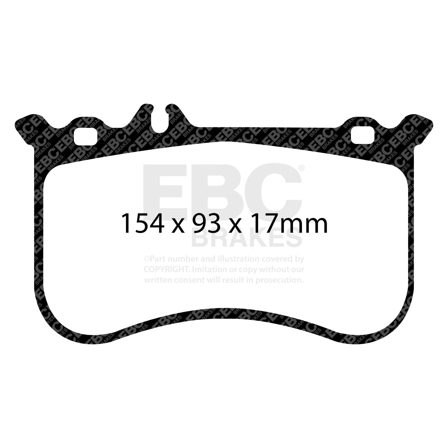 EBC Brakes - DP32138C - Disc Brake Pad image 2