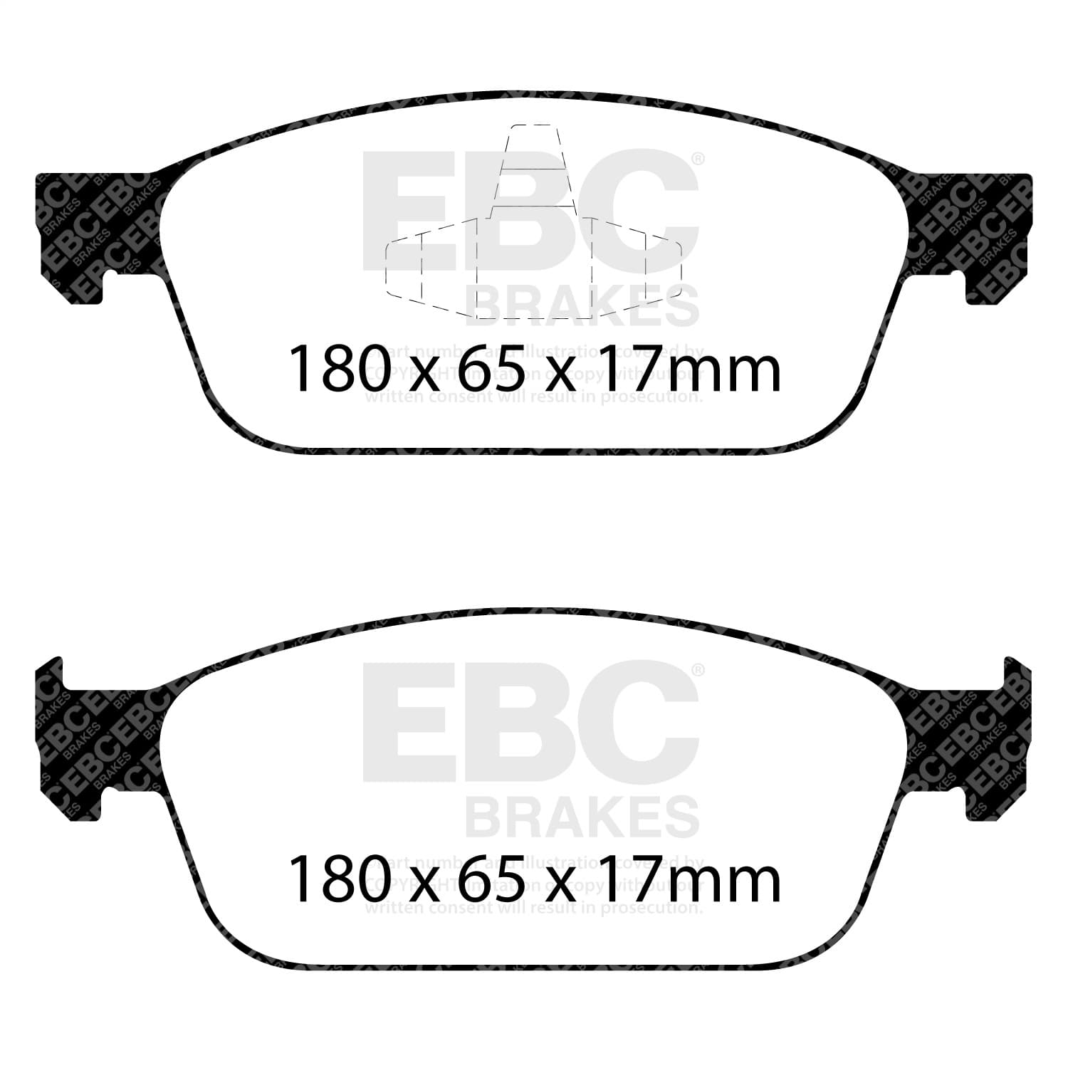 EBC Brakes - DP22145 - Disc Brake Pad image 3