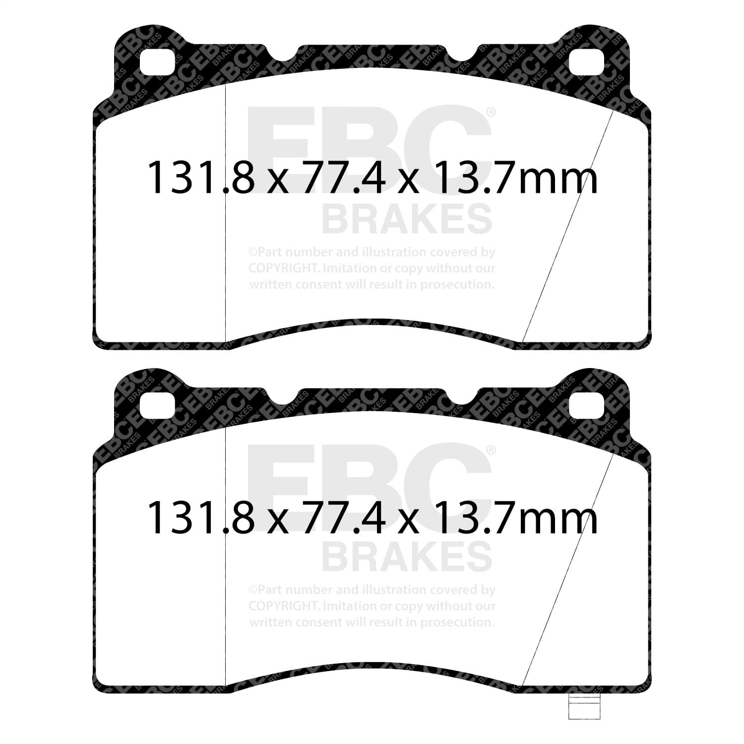 EBC Brakes - DP32147C - Disc Brake Pad image 3