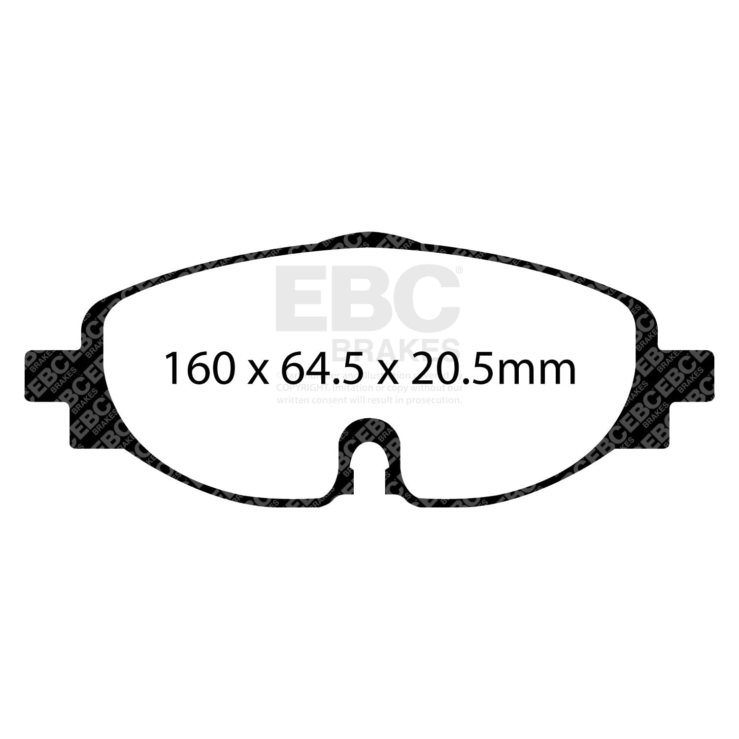 EBC Brakes - DP22150 - Disc Brake Pad image 5