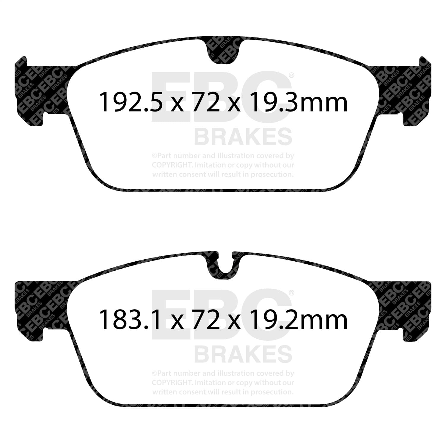 EBC Brakes - DP62156 - Disc Brake Pad image 2