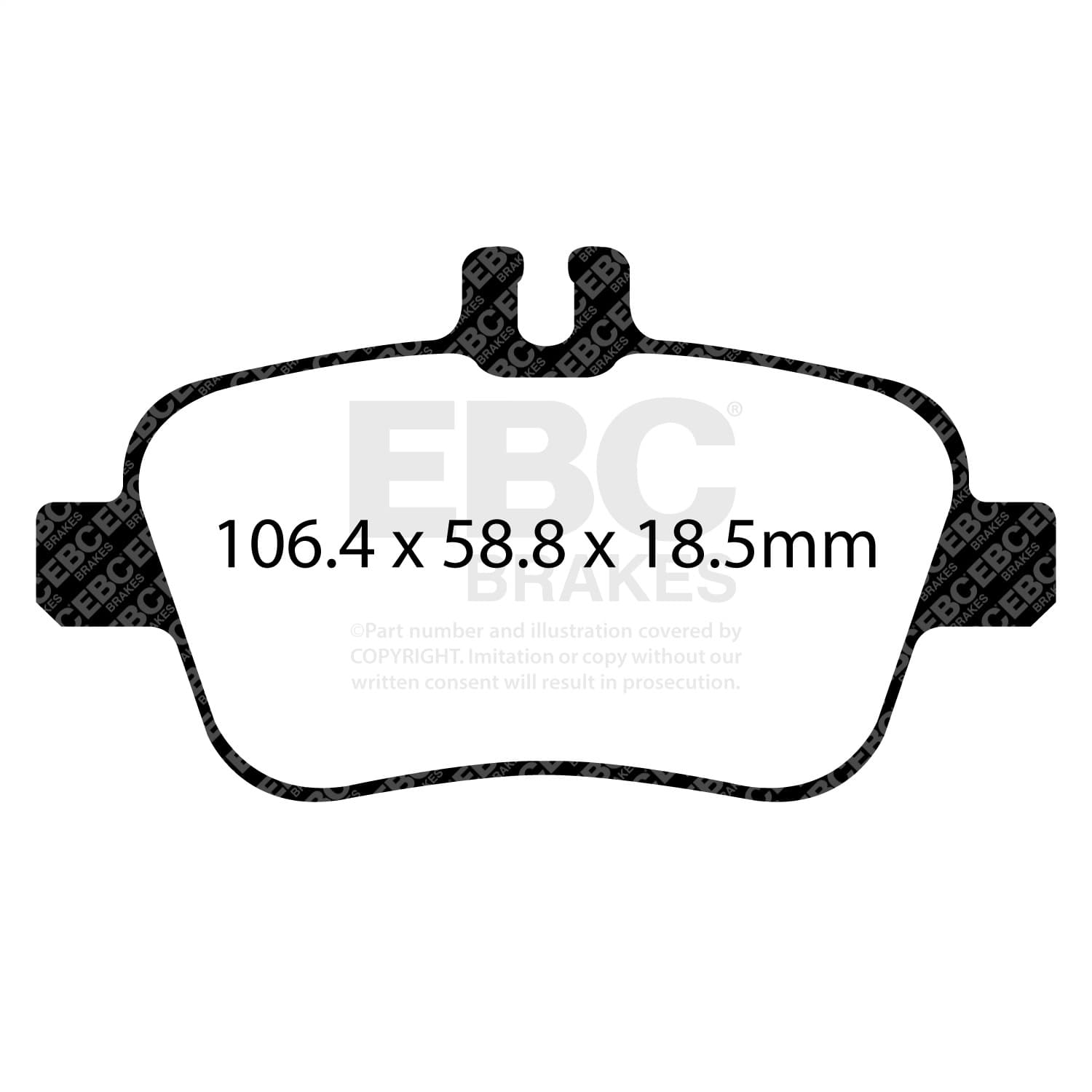 EBC Brakes - DP22157 - Disc Brake Pad image 2