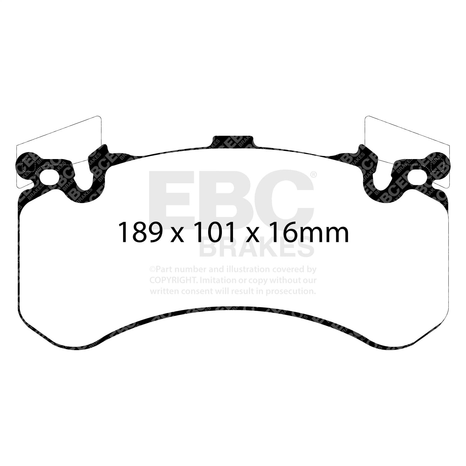 EBC Brakes - DP32158C - Disc Brake Pad image 4