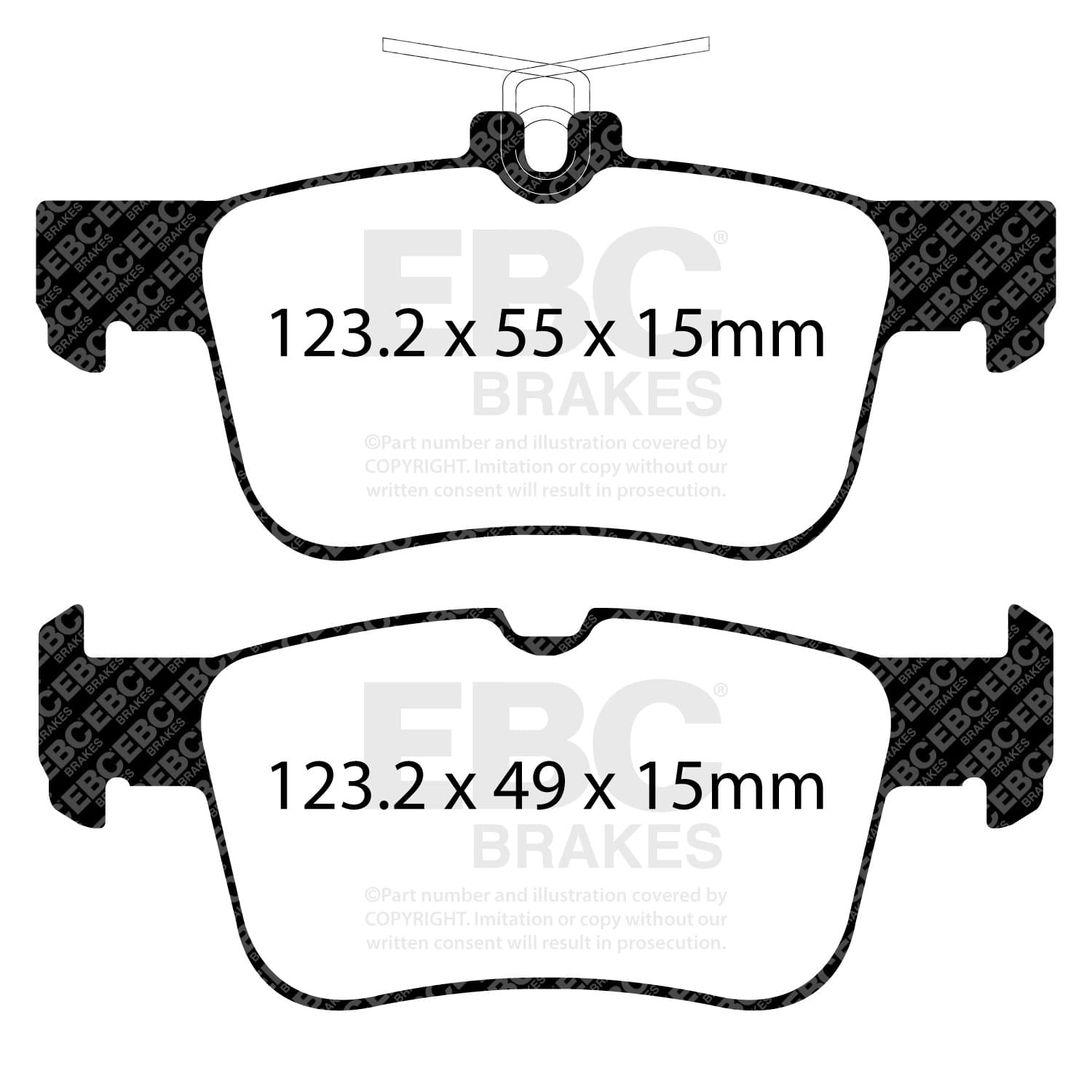 EBC Brakes - DP22160 - Disc Brake Pad image 3