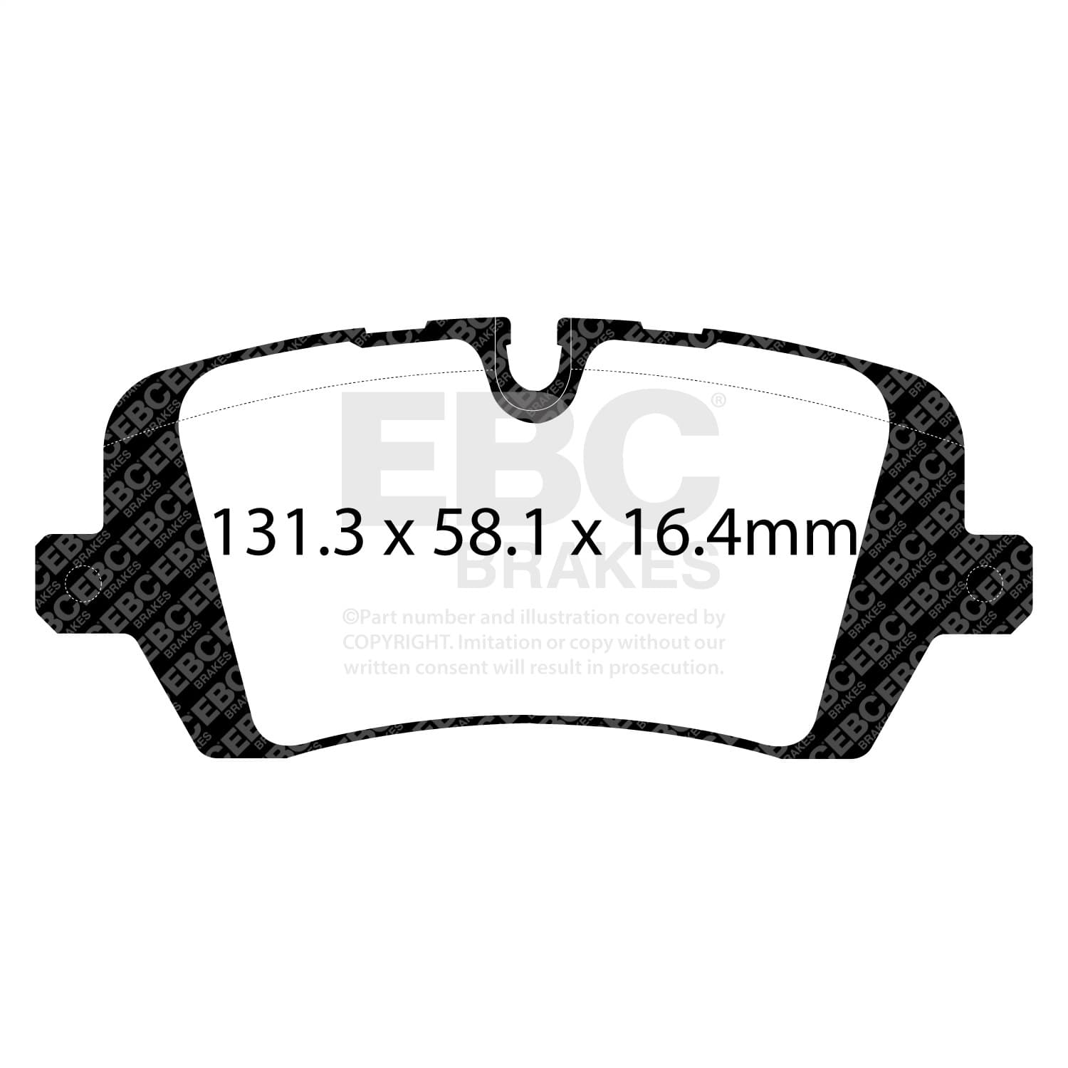 EBC Brakes - DP62161 - Disc Brake Pad image 4