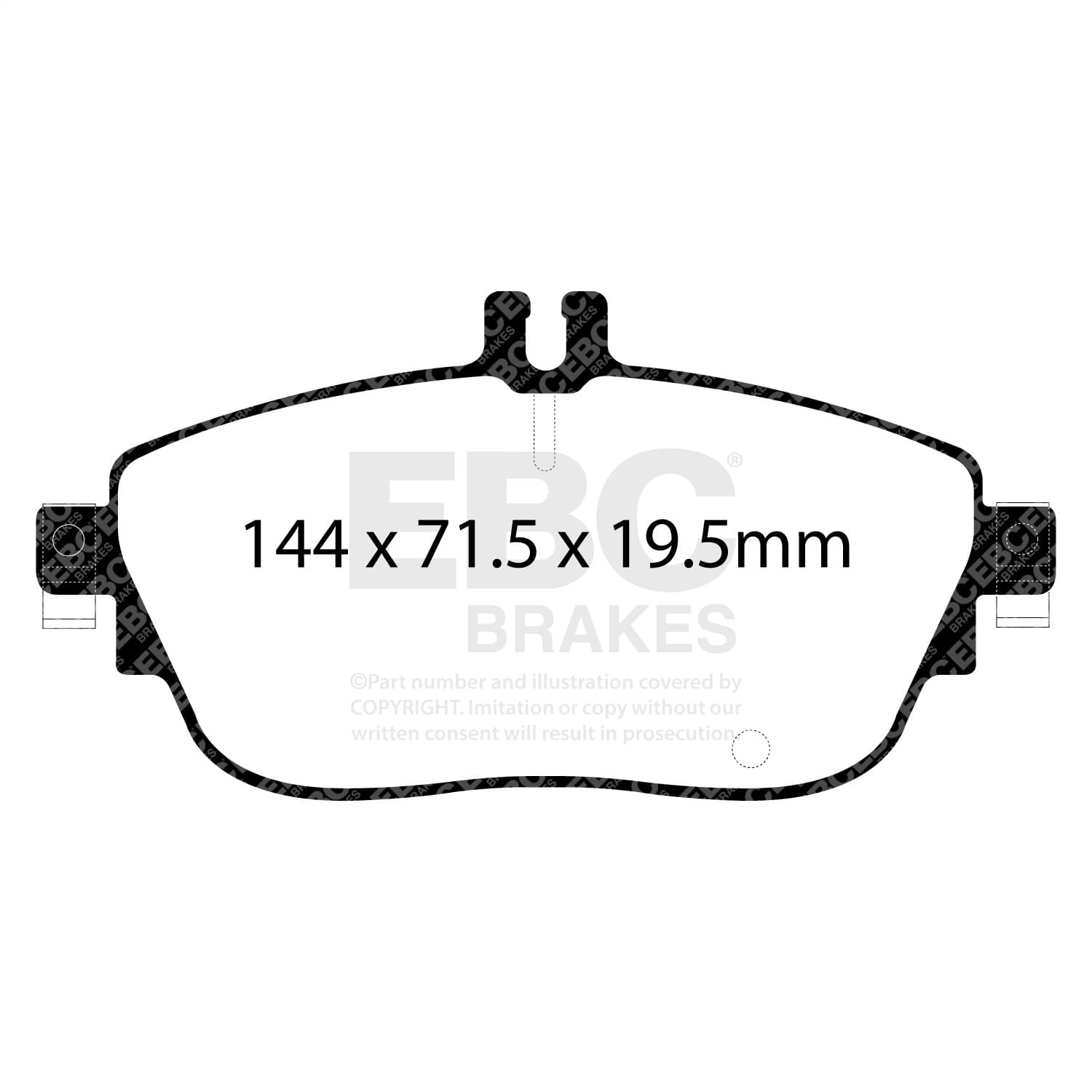 EBC Brakes - DP42165R - Disc Brake Pad image 4