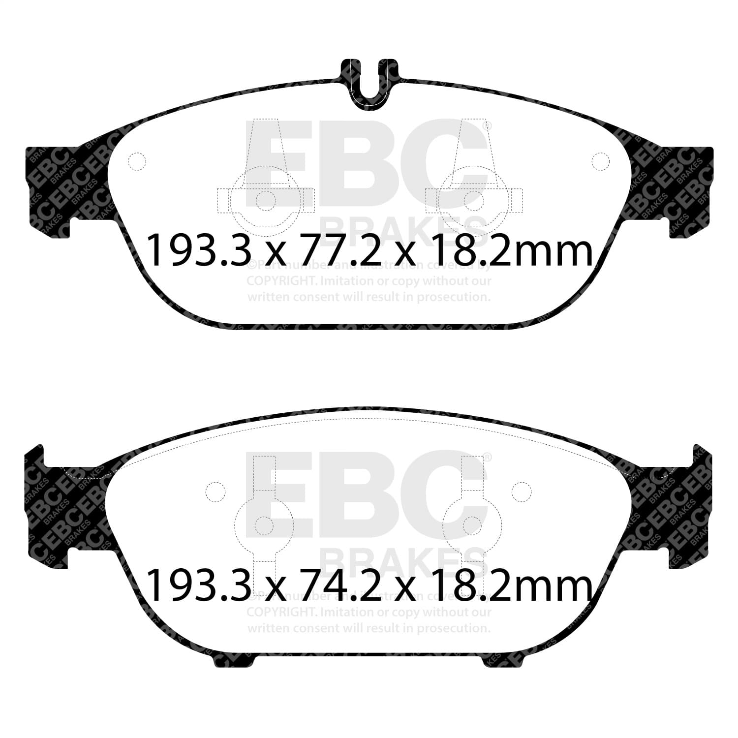EBC Brakes - DP32169C - Disc Brake Pad image 3