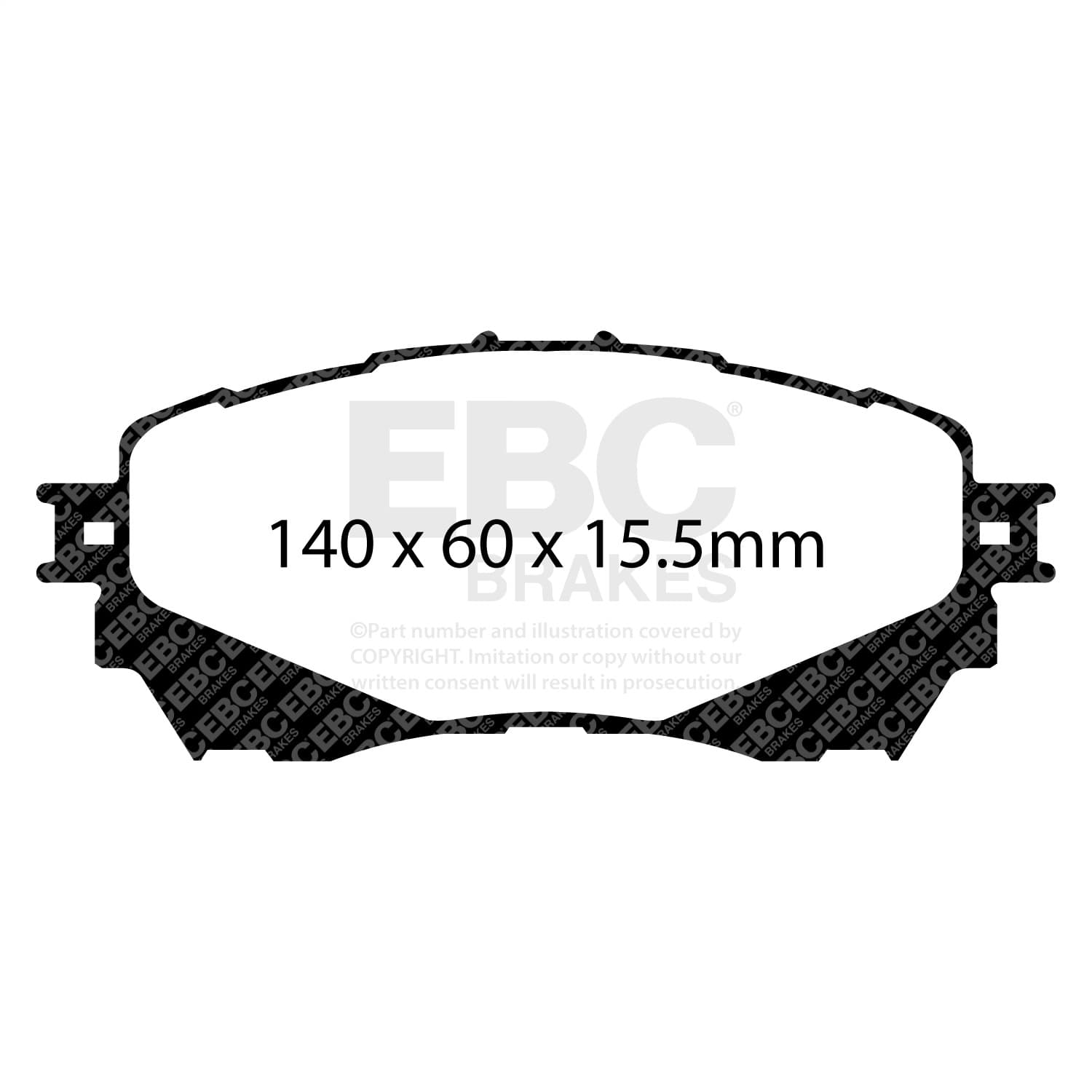 EBC Brakes - DP22170 - Disc Brake Pad image 4