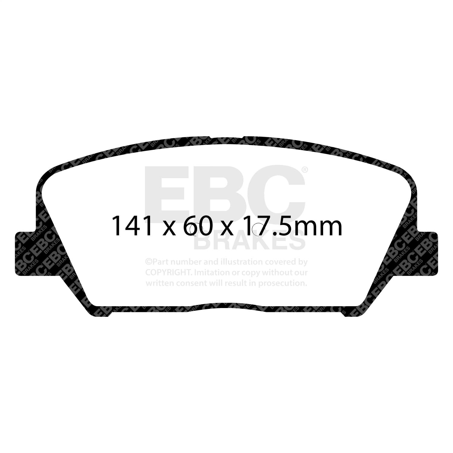 EBC Brakes - DP22172 - Disc Brake Pad image 5