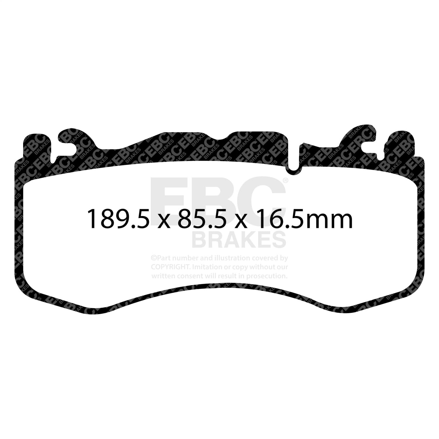 EBC Brakes - DP42174R - Disc Brake Pad image 3