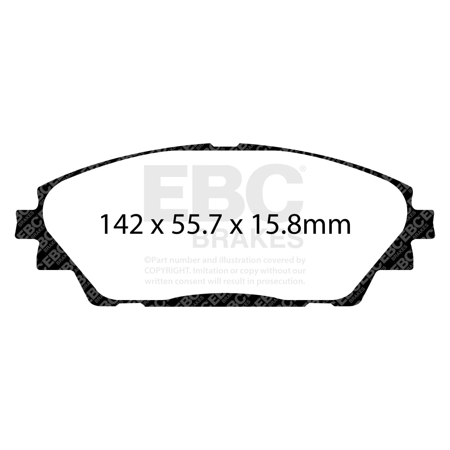 EBC Brakes - DP42185R - Disc Brake Pad image 4