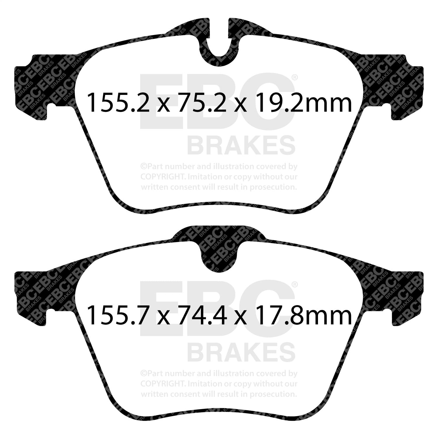 EBC Brakes - DP32189C - Disc Brake Pad image 3