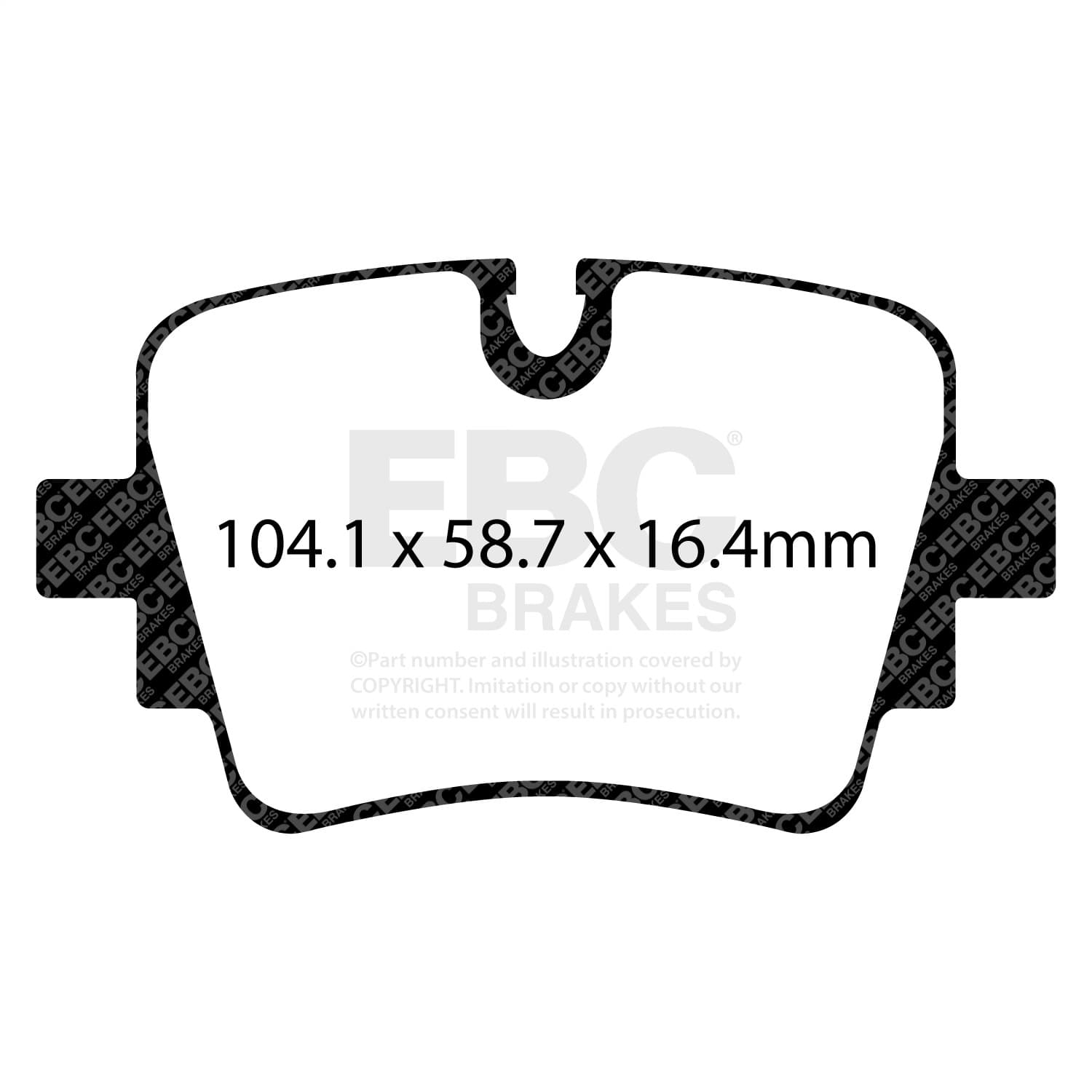 EBC Brakes - DP32190C - Disc Brake Pad image 4