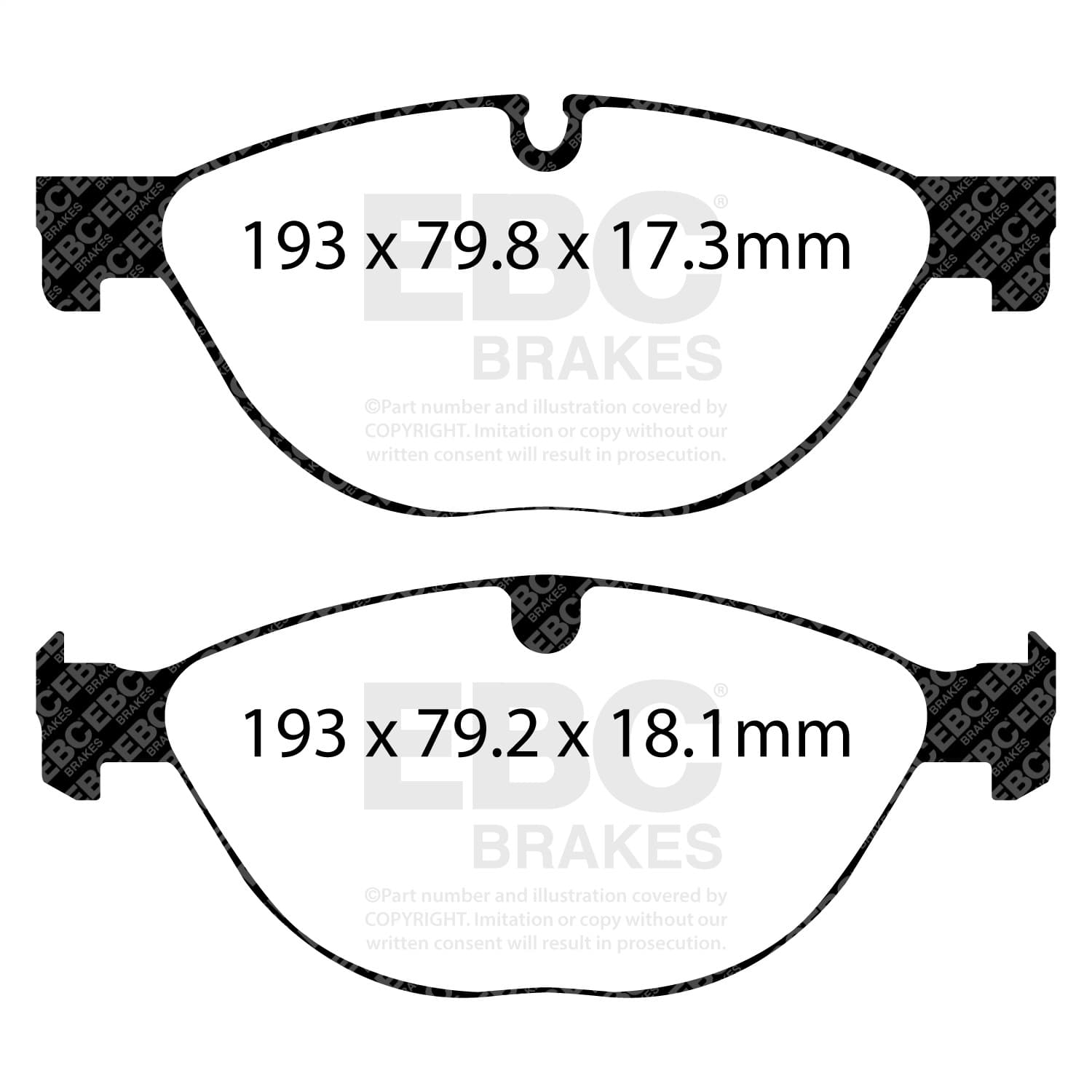 EBC Brakes - DP42191R - Disc Brake Pad image 6