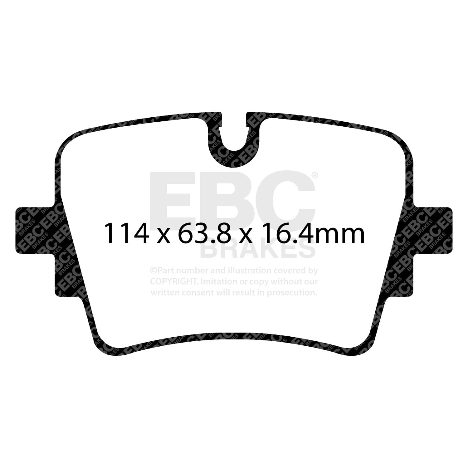 EBC Brakes - DP42192R - Disc Brake Pad image 4