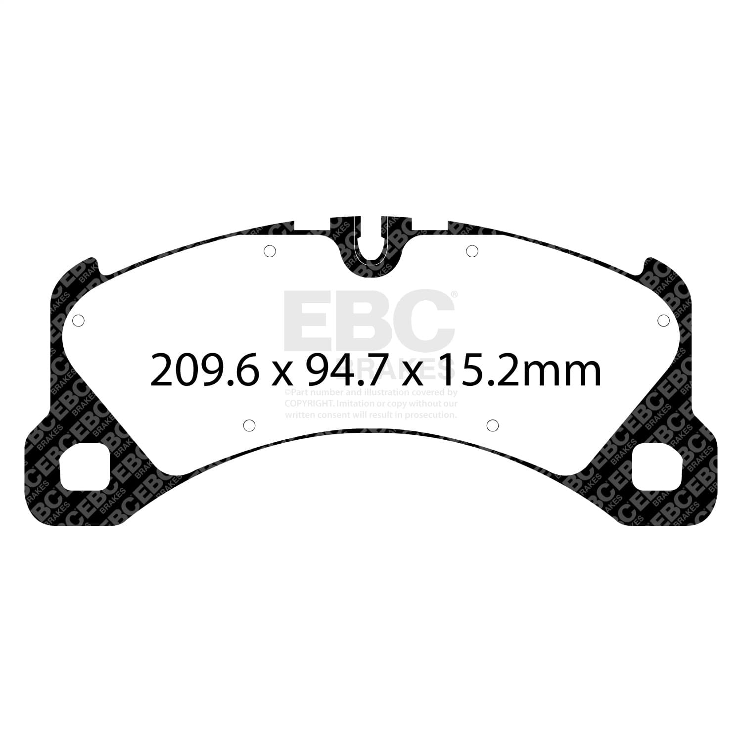 EBC Brakes - DP42203R - Disc Brake Pad image 4