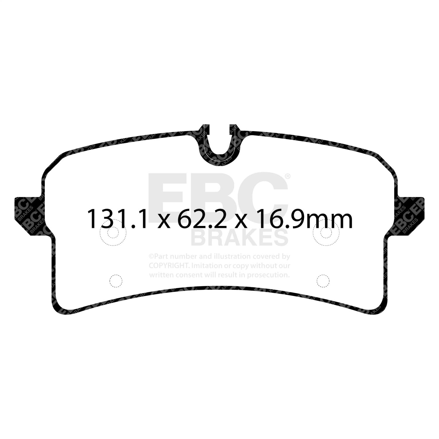 EBC Brakes - DP42204R - Disc Brake Pad image 3