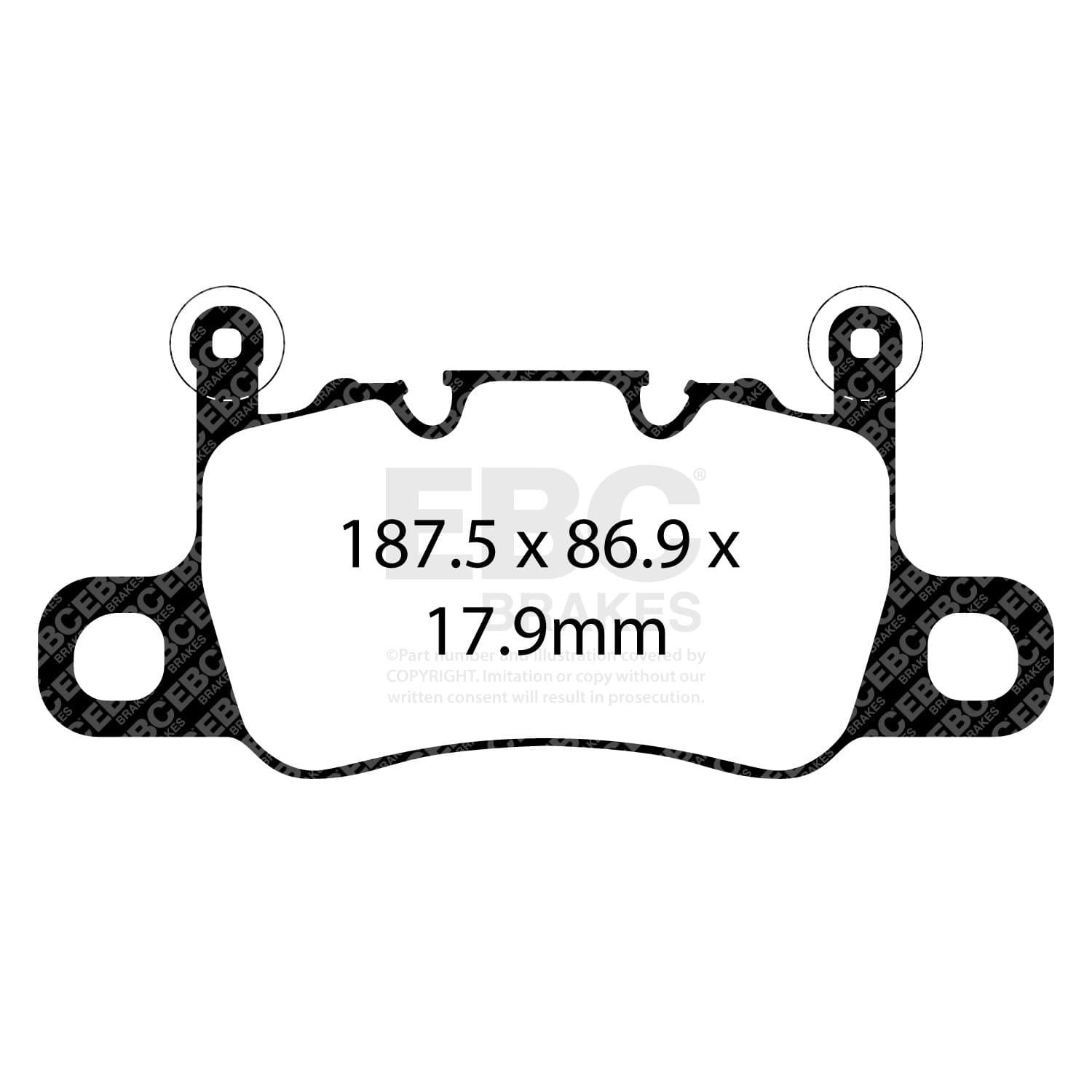 EBC Brakes - DP42207R - Disc Brake Pad image 4