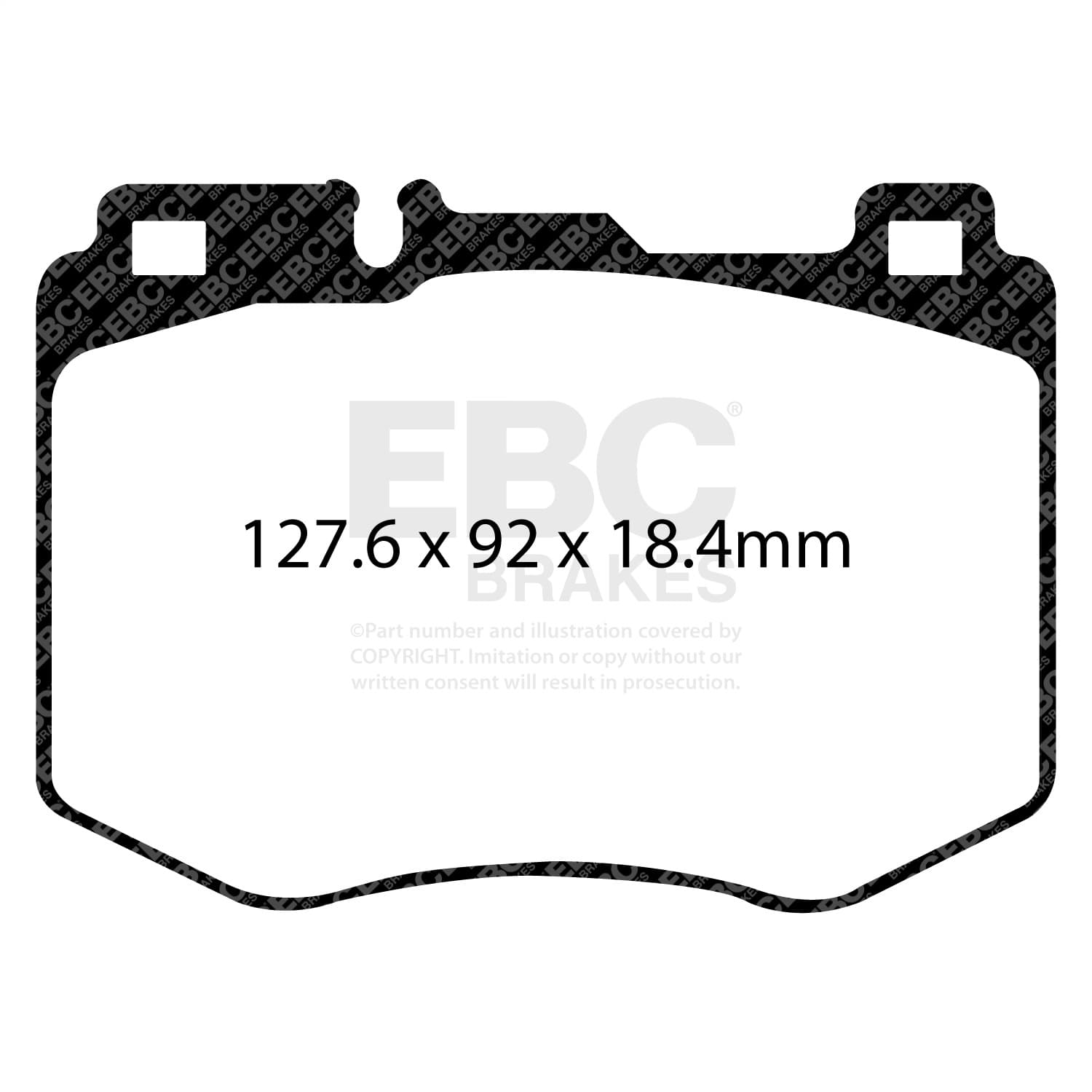 EBC Brakes - DP22210 - Disc Brake Pad image 2
