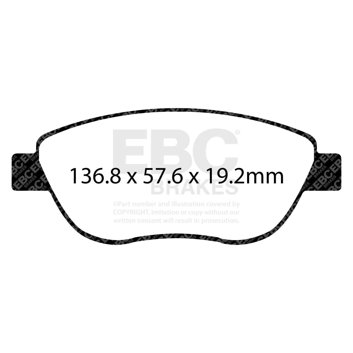 EBC Brakes - DP22212 - Disc Brake Pad image 5